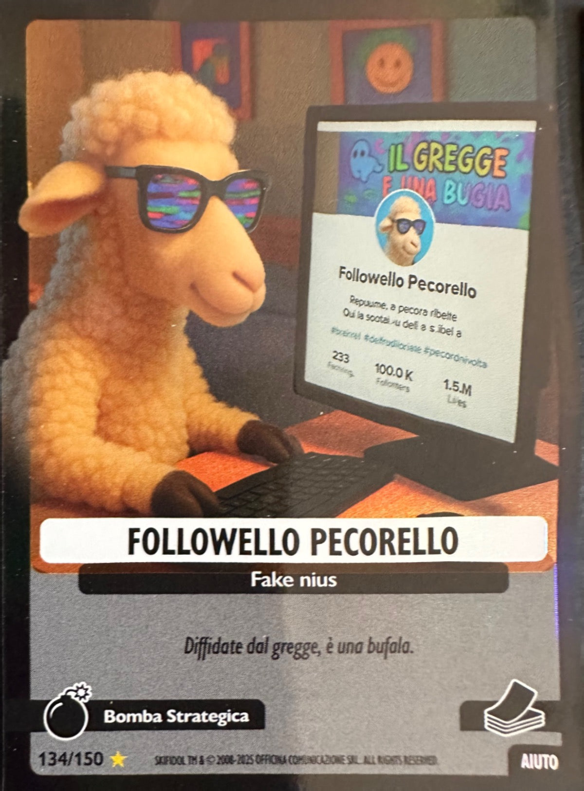 Skifidol Italian Brainrot Universo Psichedelico mancolista - Scegli Card da 101 a 150