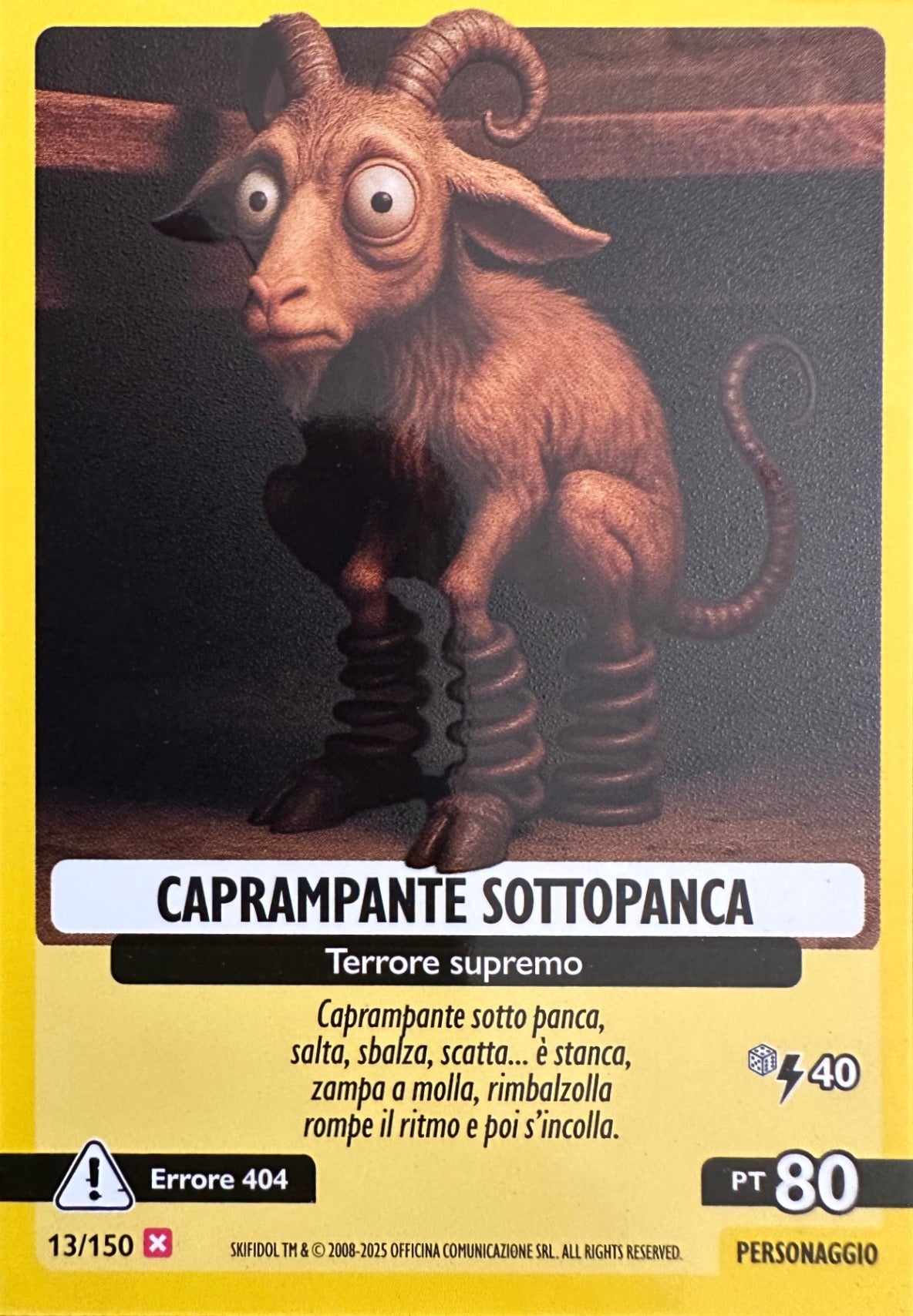 Skifidol Italian Brainrot Universo Psichedelico mancolista - Scegli Card da 1 a 100
