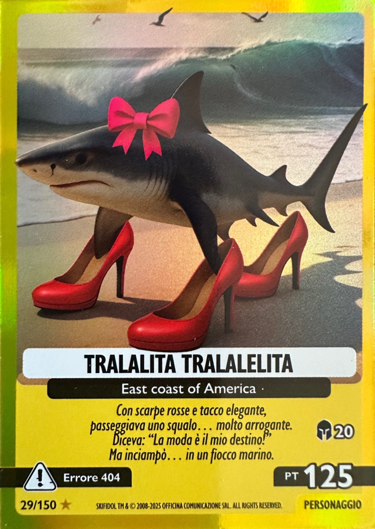 Skifidol Italian Brainrot Universo Psichedelico mancolista - Scegli Card da 1 a 100