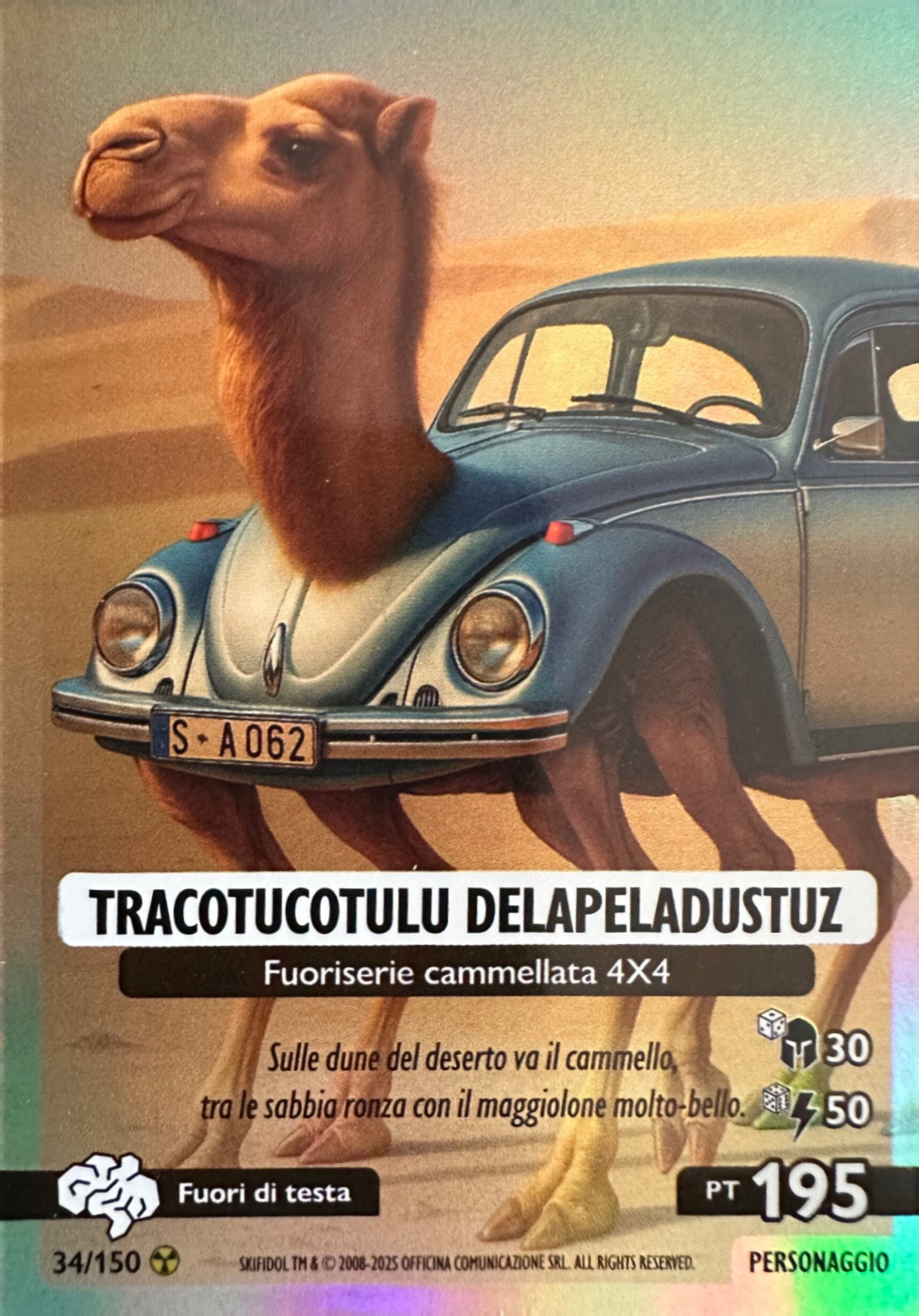 Skifidol Italian Brainrot Universo Psichedelico mancolista - Scegli Card da 1 a 100