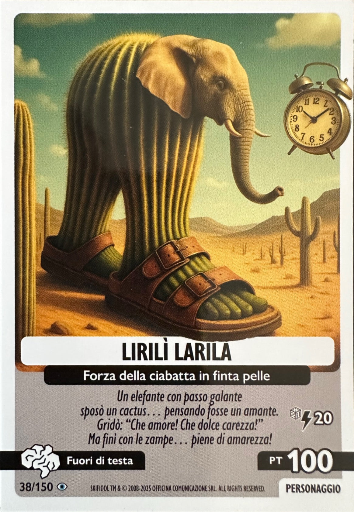 Skifidol Italian Brainrot Universo Psichedelico mancolista - Scegli Card da 1 a 100