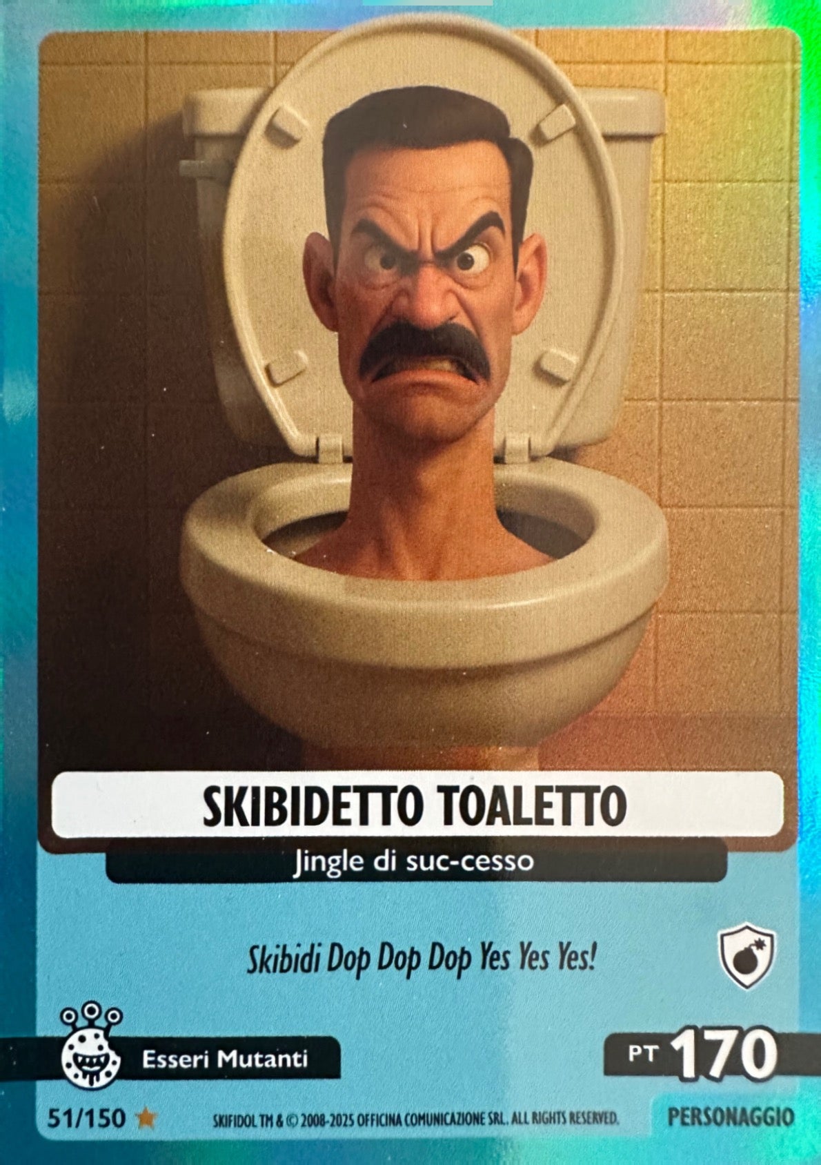 Skifidol Italian Brainrot Universo Psichedelico mancolista - Scegli Card da 1 a 100