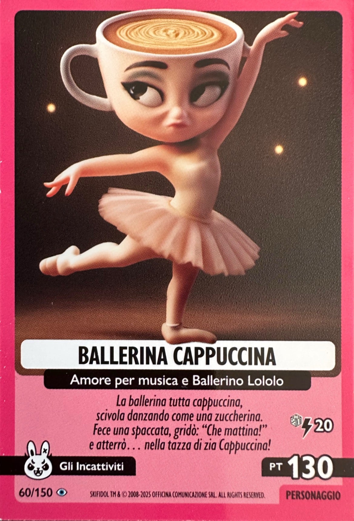 Skifidol Italian Brainrot Universo Psichedelico mancolista - Scegli Card da 1 a 100