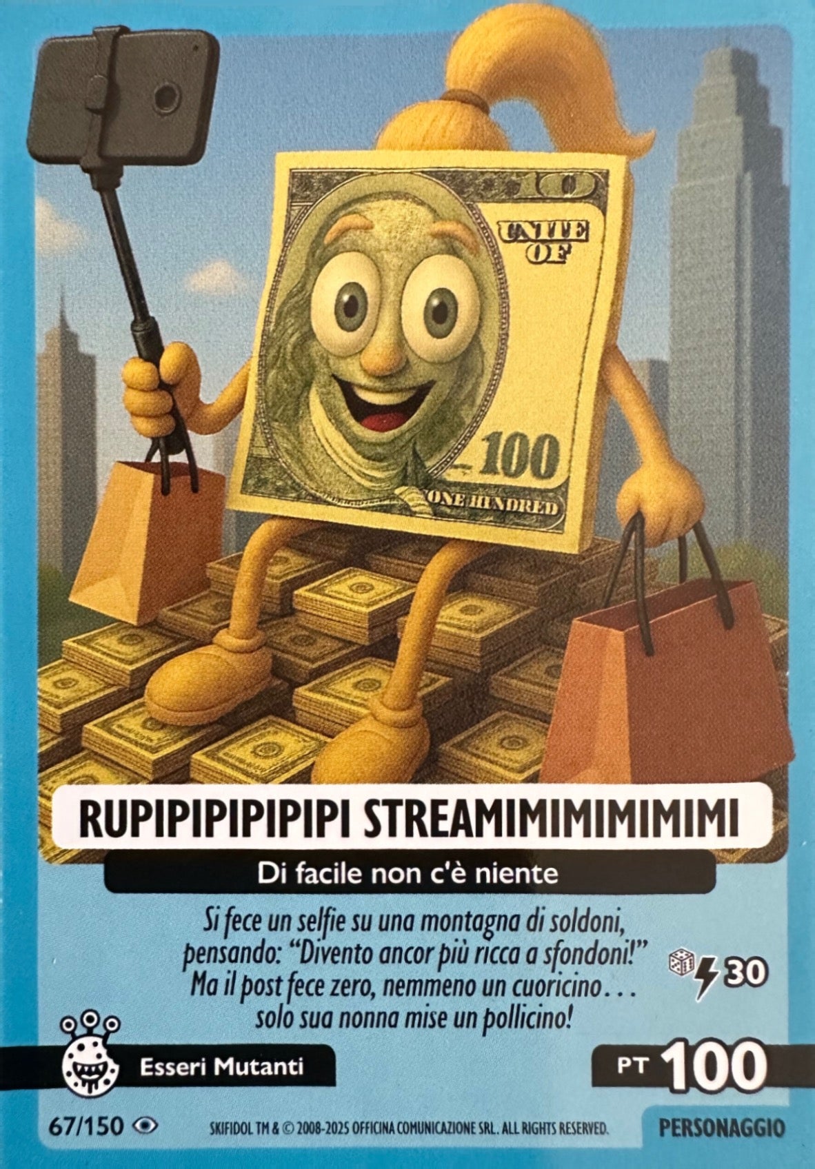 Skifidol Italian Brainrot Universo Psichedelico mancolista - Scegli Card da 1 a 100