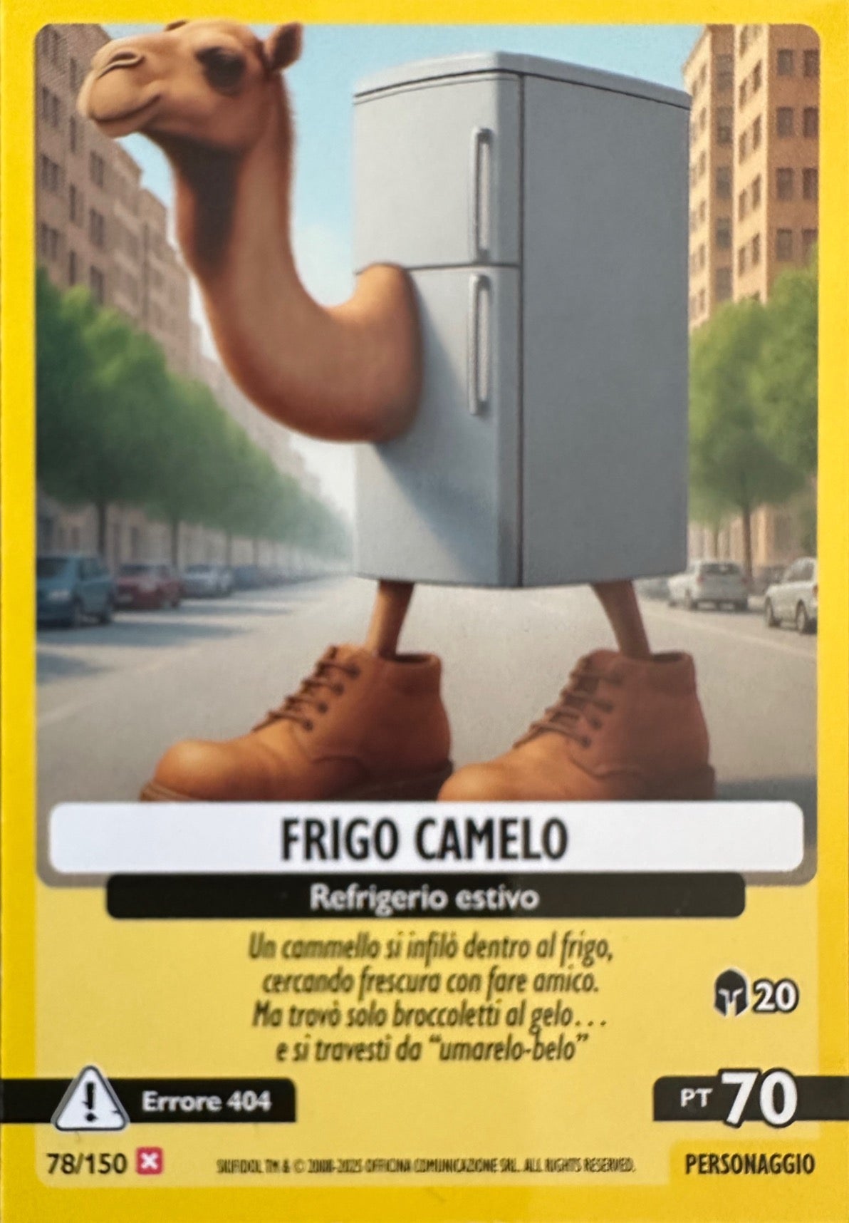 Skifidol Italian Brainrot Universo Psichedelico mancolista - Scegli Card da 1 a 100