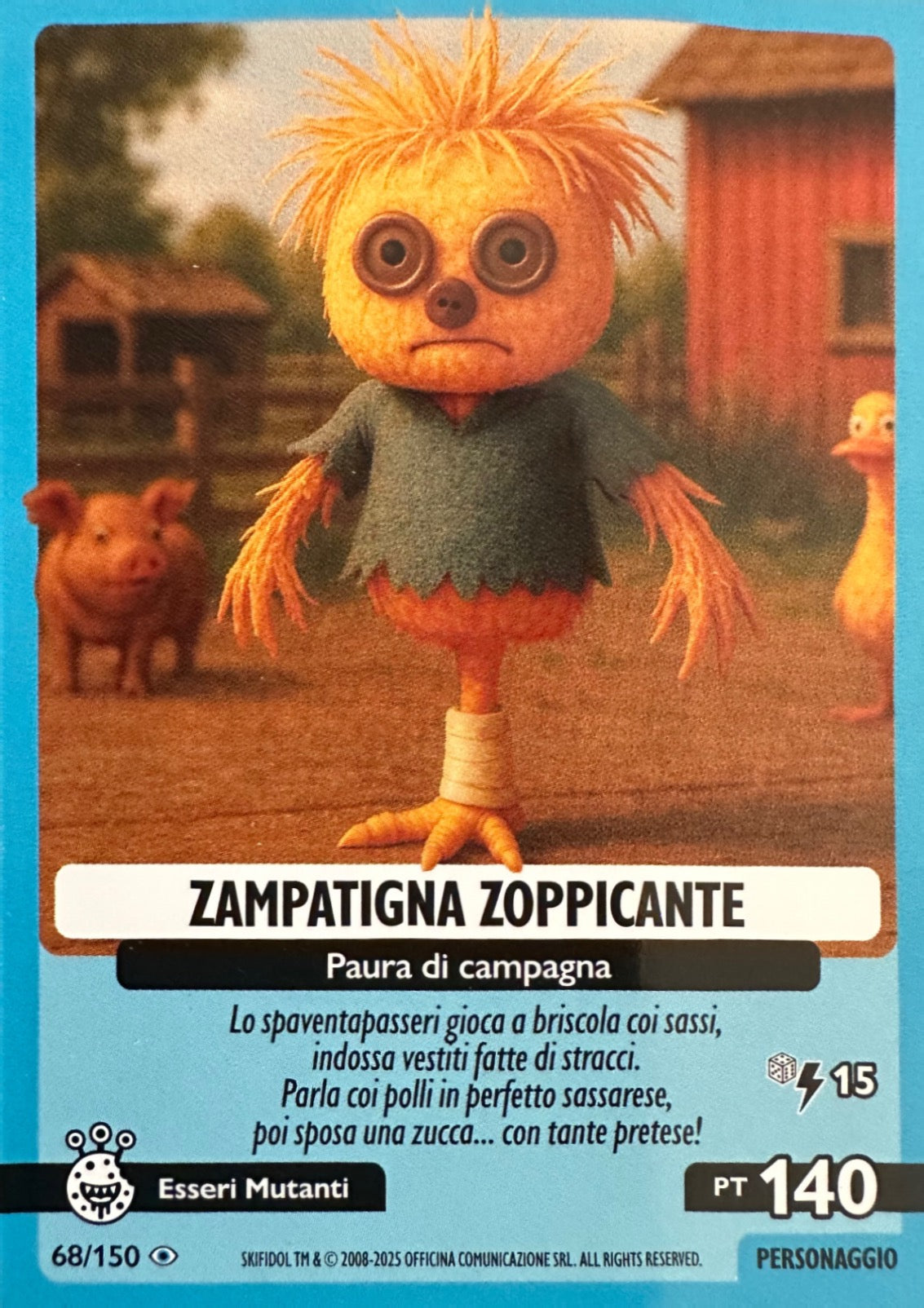 Skifidol Italian Brainrot Universo Psichedelico mancolista - Scegli Card da 1 a 100