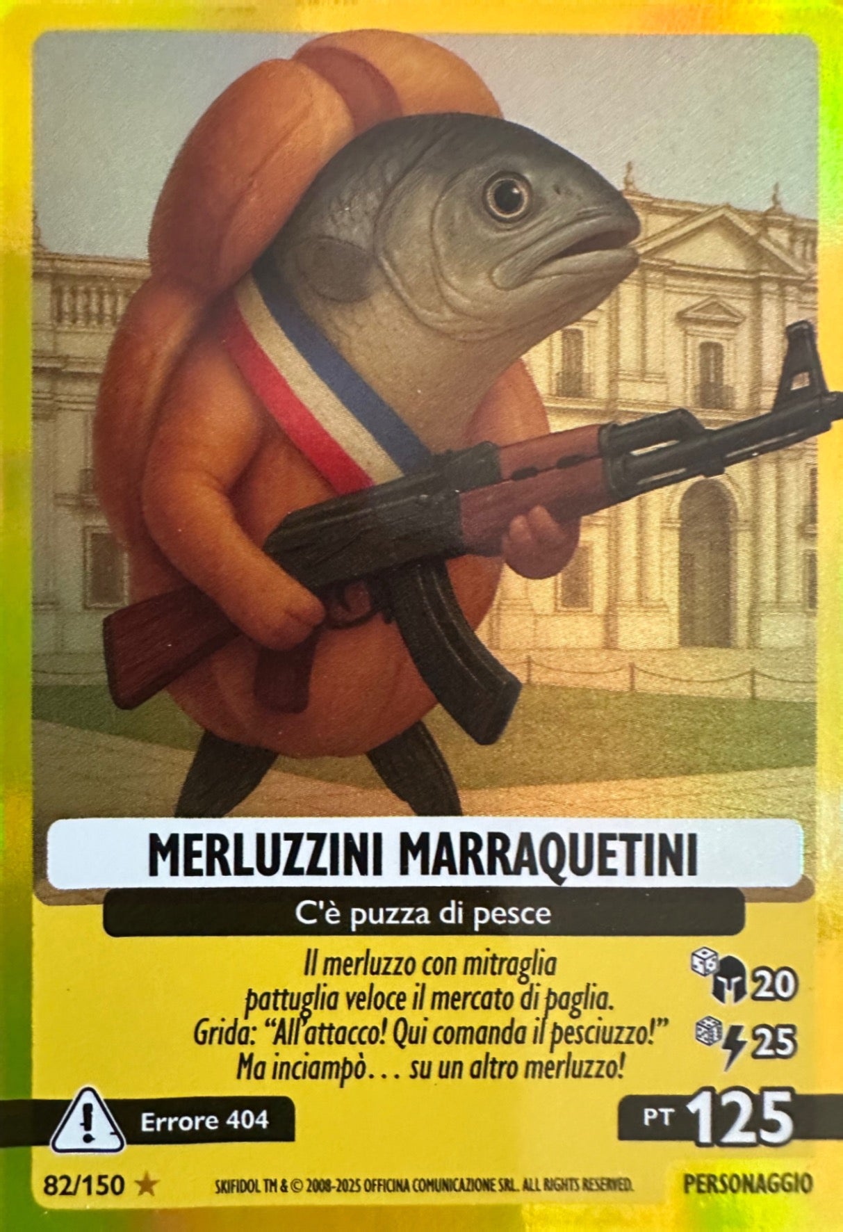 Skifidol Italian Brainrot Universo Psichedelico mancolista - Scegli Card da 1 a 100