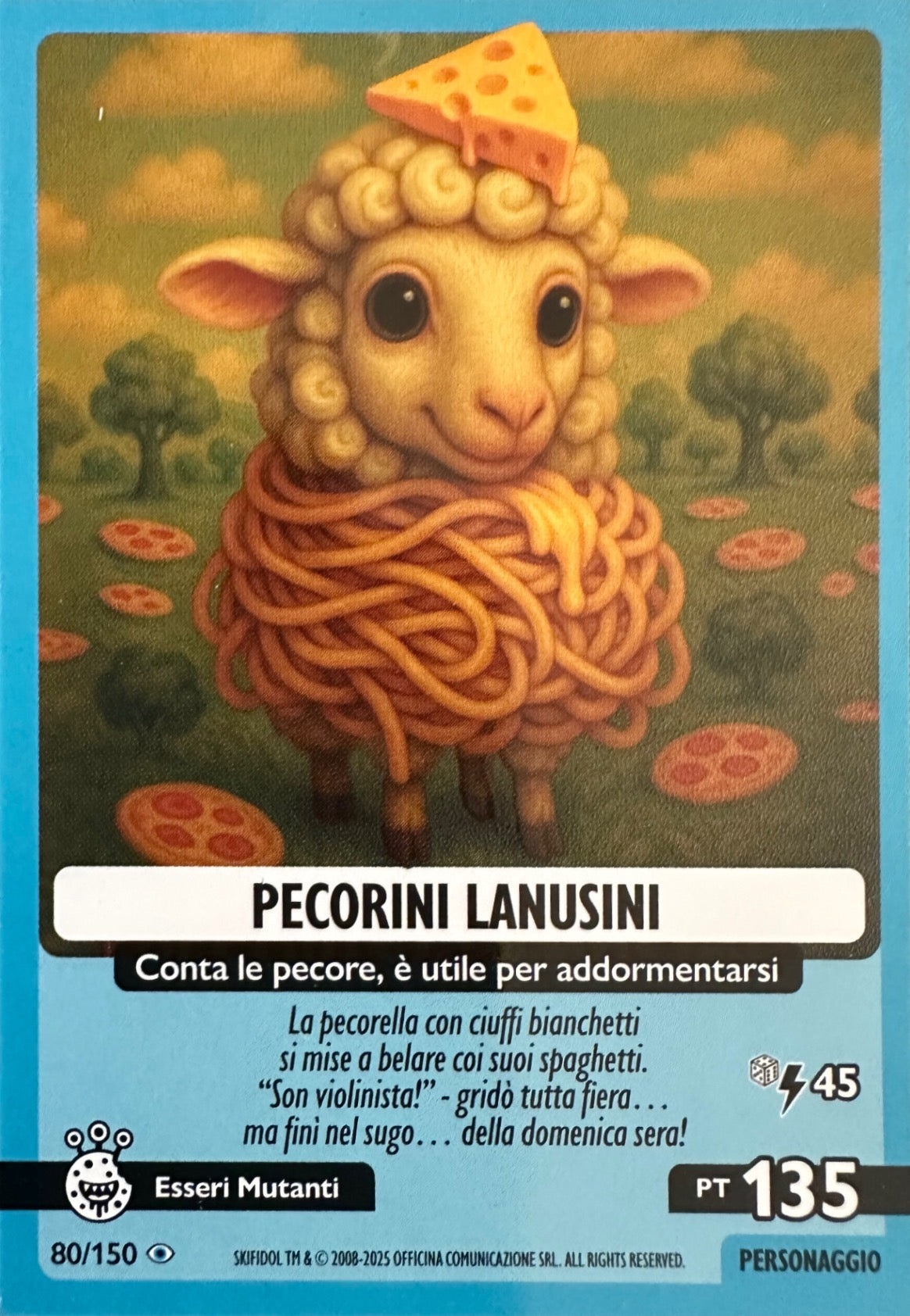 Skifidol Italian Brainrot Universo Psichedelico mancolista - Scegli Card da 1 a 100