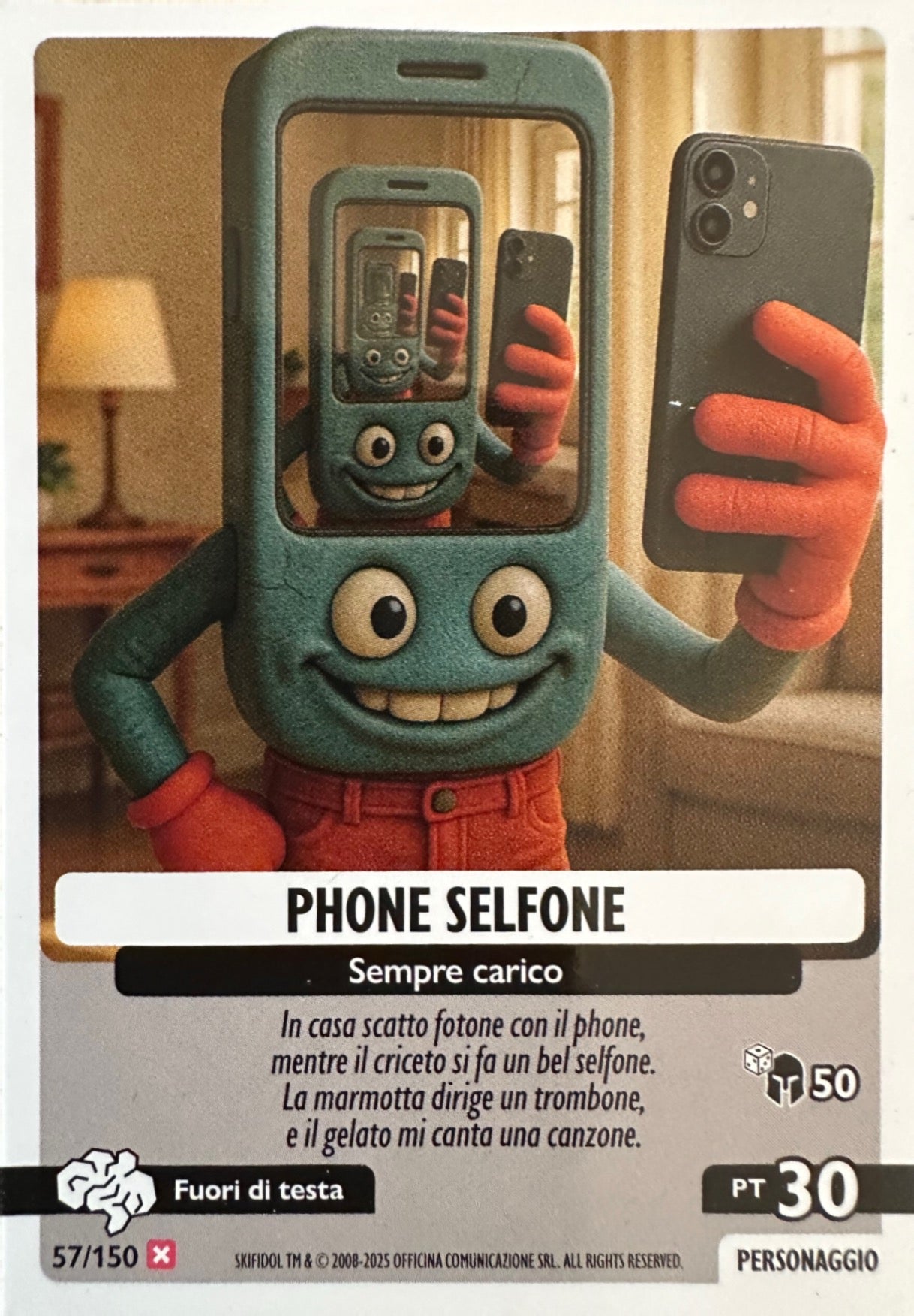 Skifidol Italian Brainrot Universo Psichedelico mancolista - Scegli Card da 1 a 100