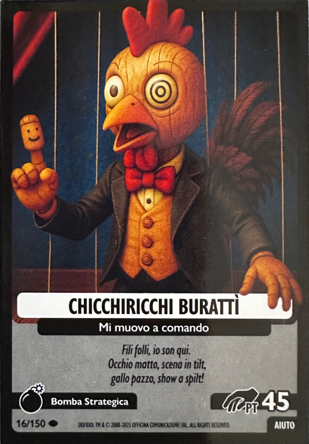 Skifidol Italian Brainrot Allucinazione Cosmica mancolista - Scegli Card da 1 a 100