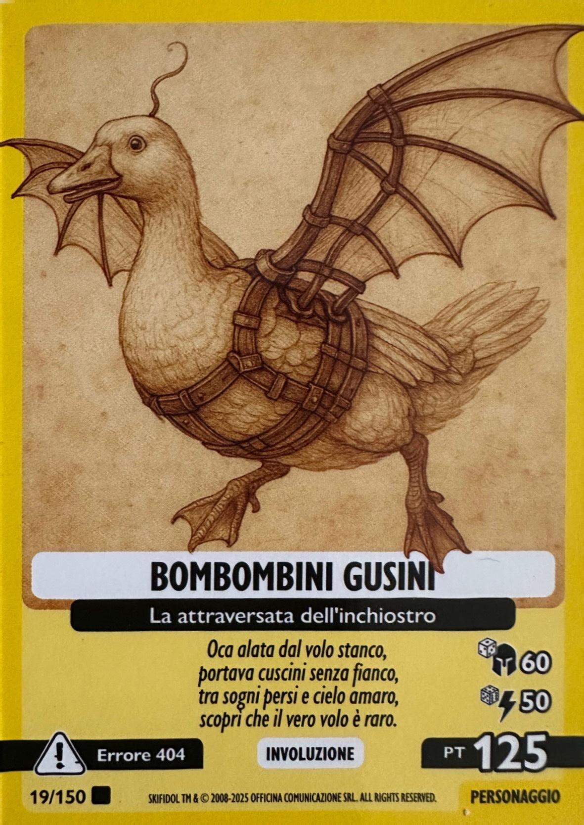 Skifidol Italian Brainrot Allucinazione Cosmica mancolista - Scegli Card da 1 a 100