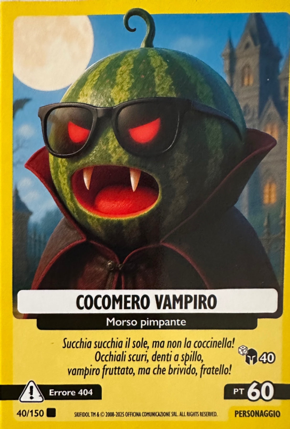 Skifidol Italian Brainrot Allucinazione Cosmica mancolista - Scegli Card da 1 a 100
