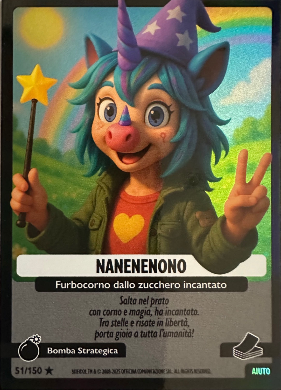 Skifidol Italian Brainrot Allucinazione Cosmica mancolista - Scegli Card da 1 a 100