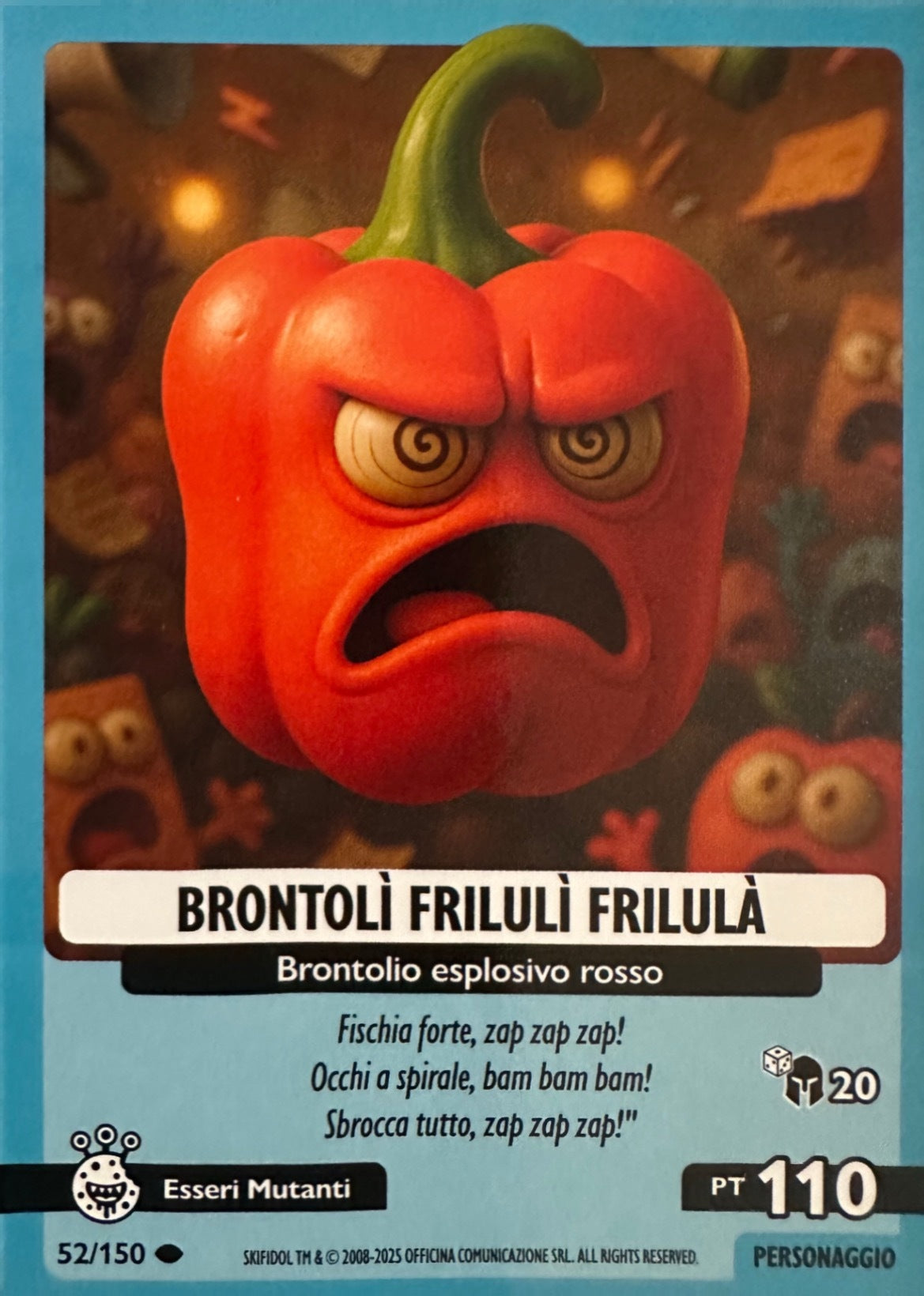 Skifidol Italian Brainrot Allucinazione Cosmica mancolista - Scegli Card da 1 a 100