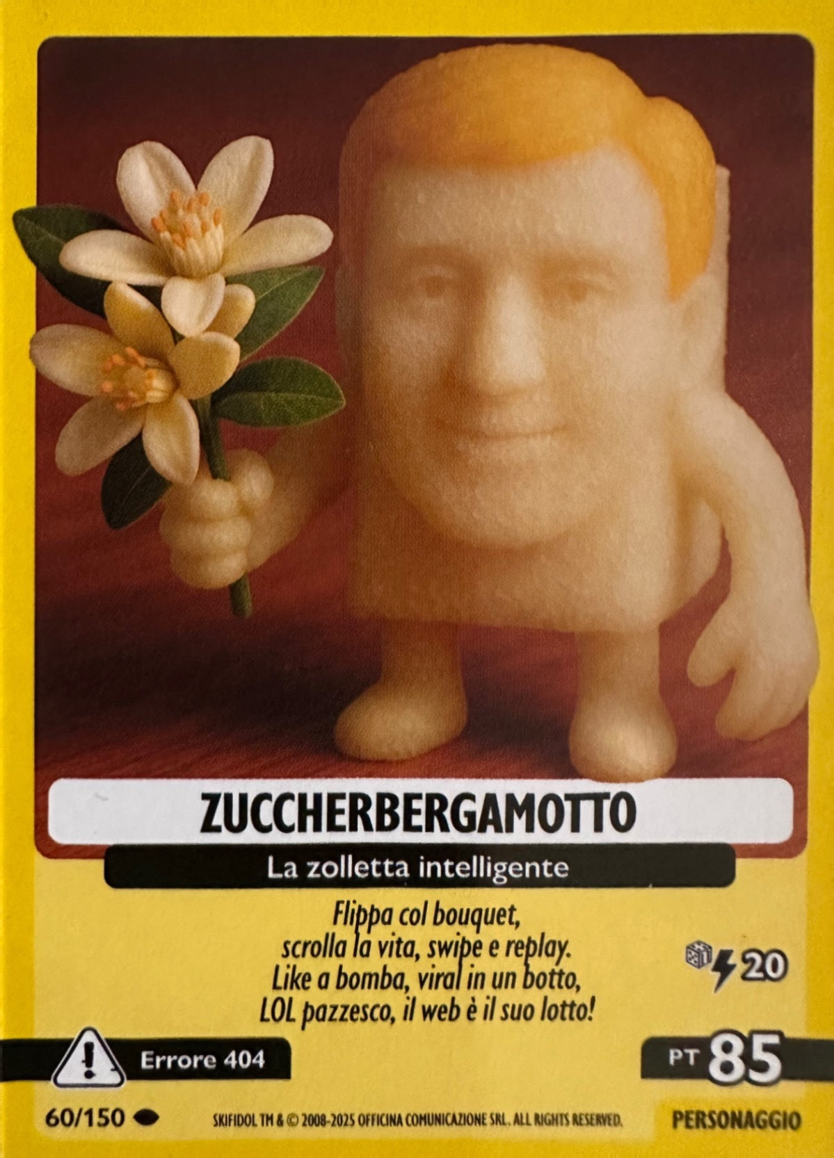 Skifidol Italian Brainrot Allucinazione Cosmica mancolista - Scegli Card da 1 a 100