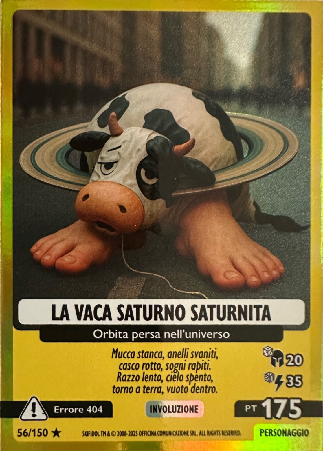 Skifidol Italian Brainrot Allucinazione Cosmica mancolista - Scegli Card da 1 a 100