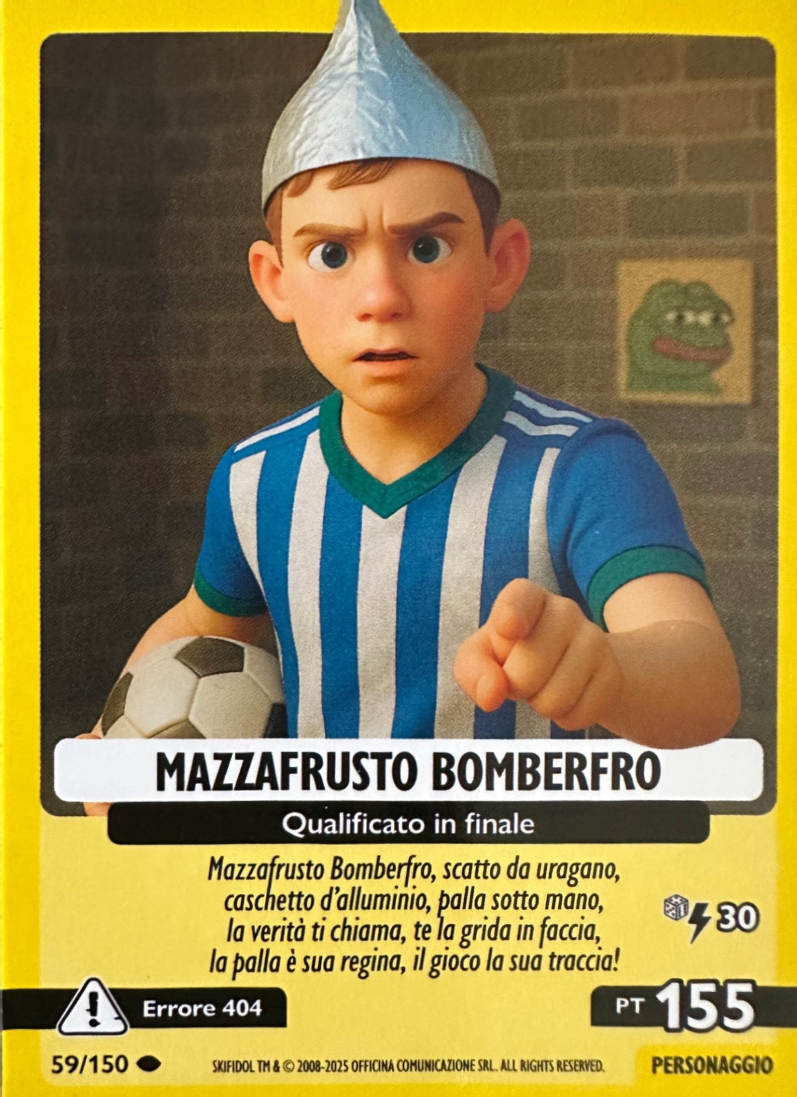 Skifidol Italian Brainrot Allucinazione Cosmica mancolista - Scegli Card da 1 a 100