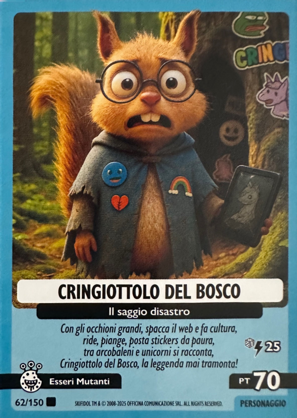 Skifidol Italian Brainrot Allucinazione Cosmica mancolista - Scegli Card da 1 a 100