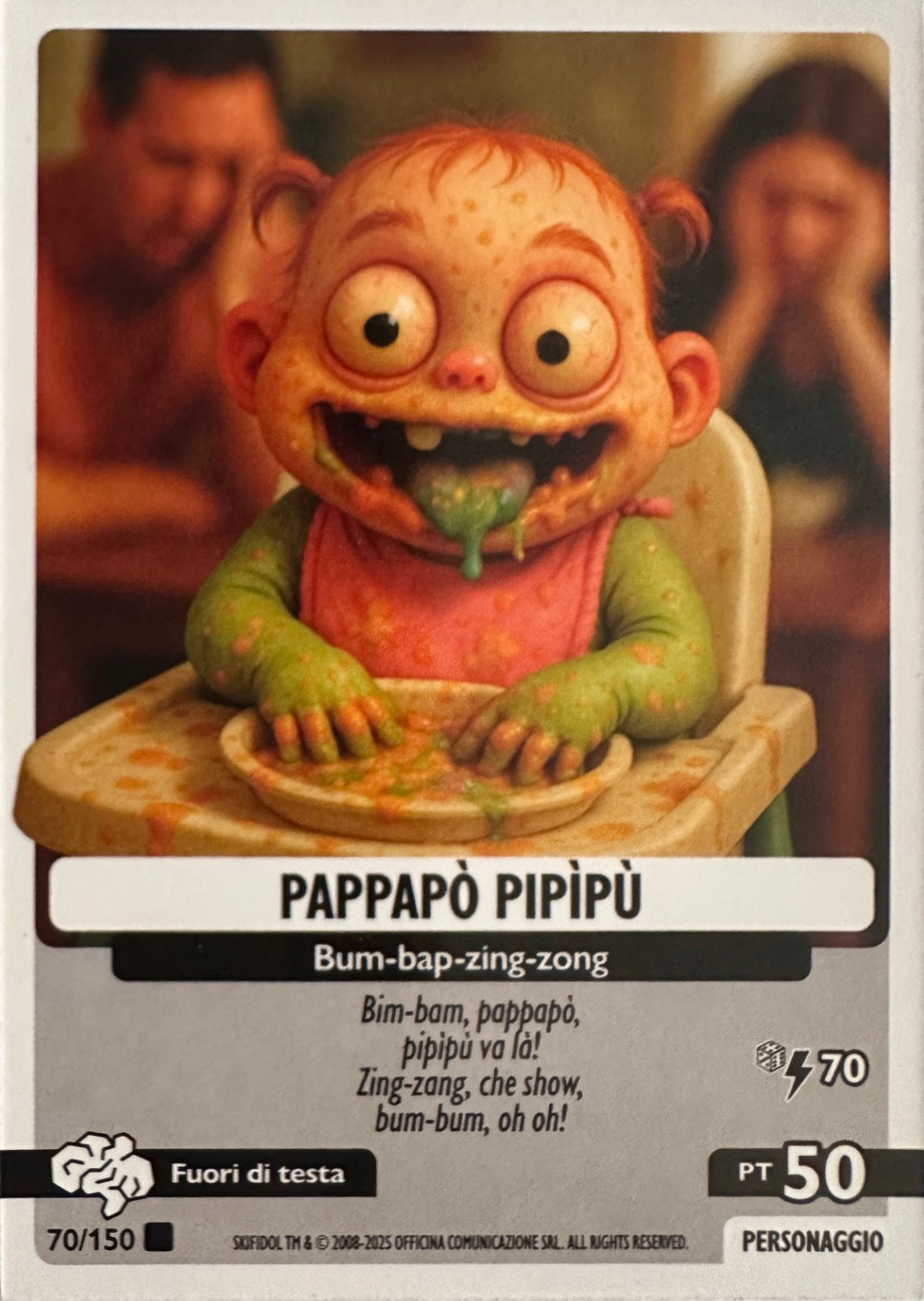 Skifidol Italian Brainrot Allucinazione Cosmica mancolista - Scegli Card da 1 a 100
