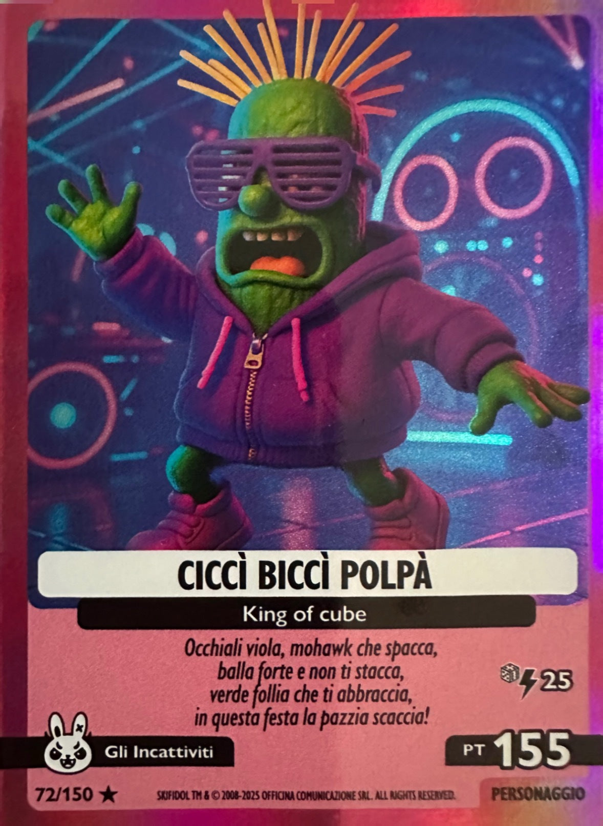 Skifidol Italian Brainrot Allucinazione Cosmica mancolista - Scegli Card da 1 a 100