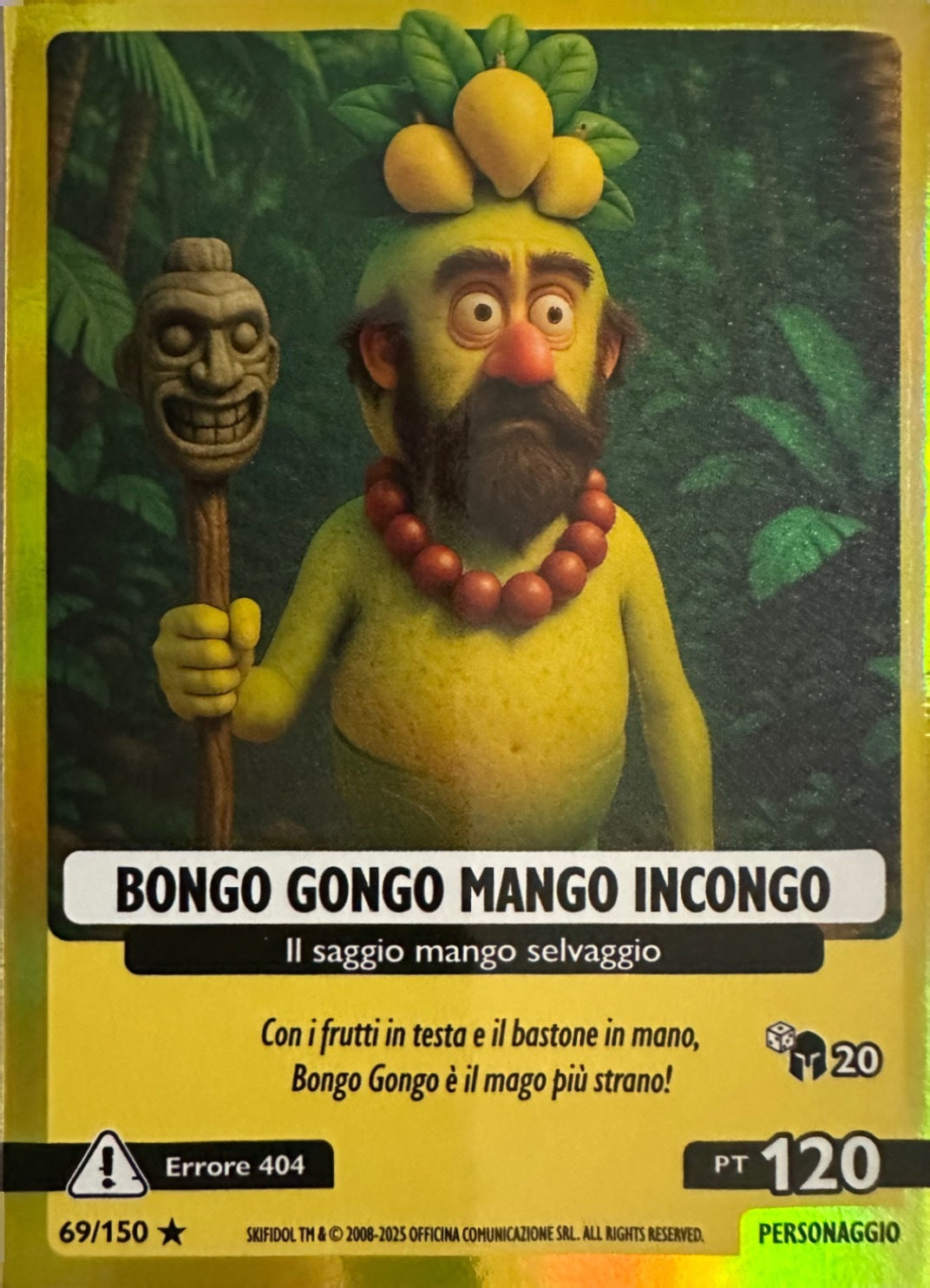 Skifidol Italian Brainrot Allucinazione Cosmica mancolista - Scegli Card da 1 a 100