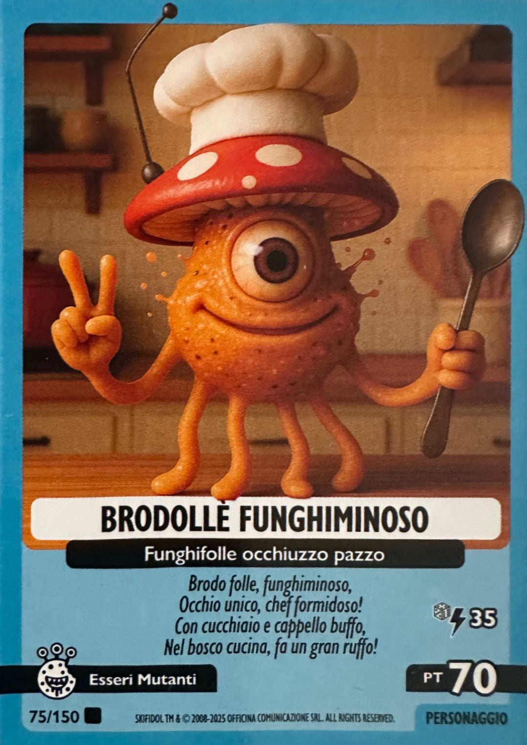 Skifidol Italian Brainrot Allucinazione Cosmica mancolista - Scegli Card da 1 a 100