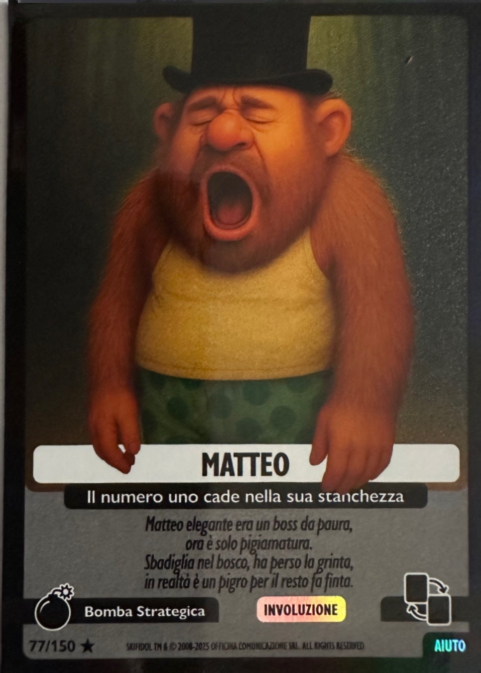 Skifidol Italian Brainrot Allucinazione Cosmica mancolista - Scegli Card da 1 a 100
