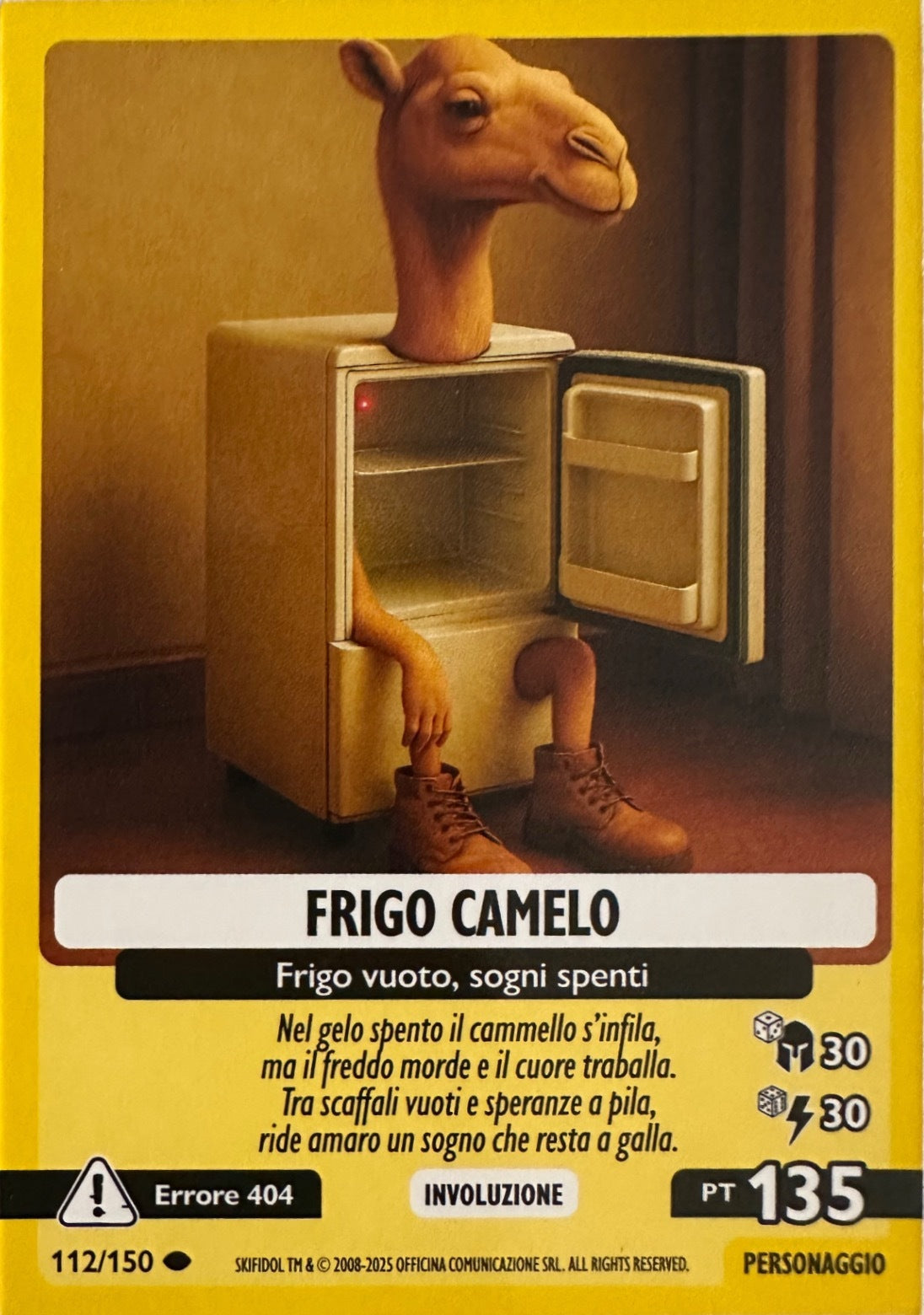Skifidol Italian Brainrot Allucinazione Cosmica mancolista - Scegli Card da 101 a 150