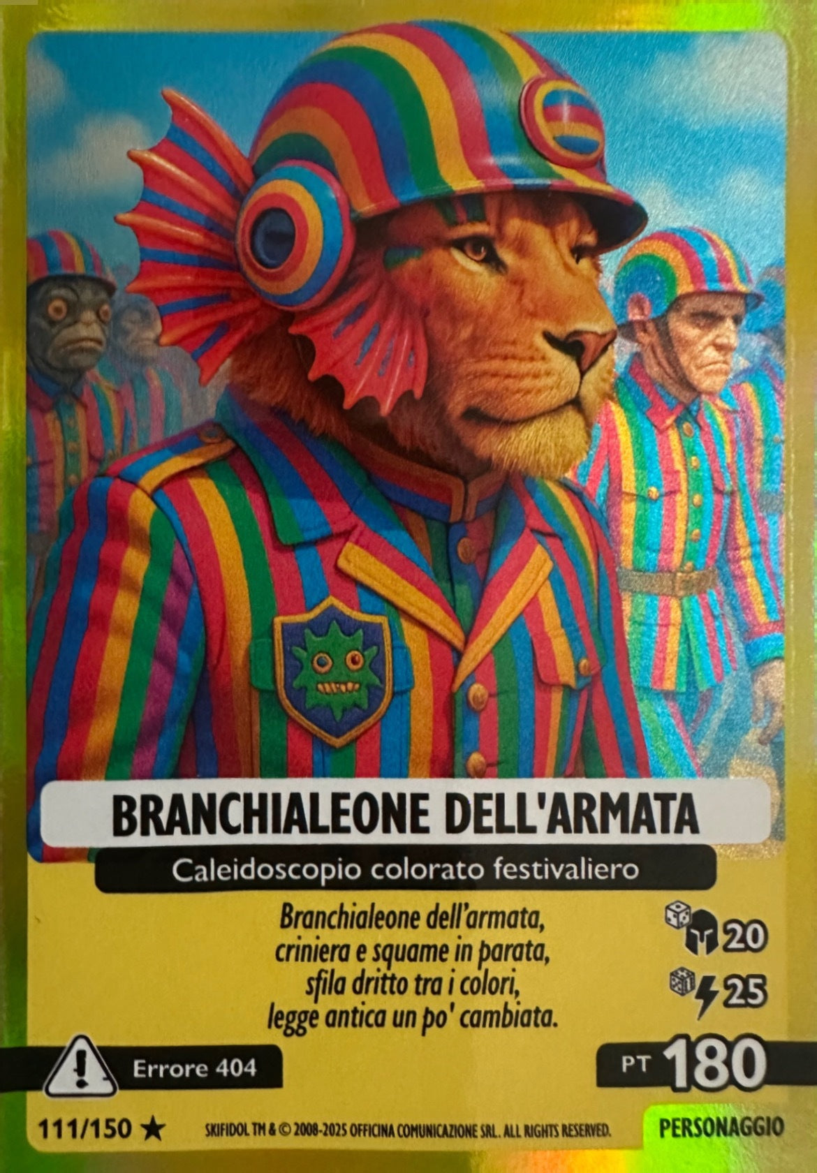 Skifidol Italian Brainrot Allucinazione Cosmica mancolista - Scegli Card da 101 a 150