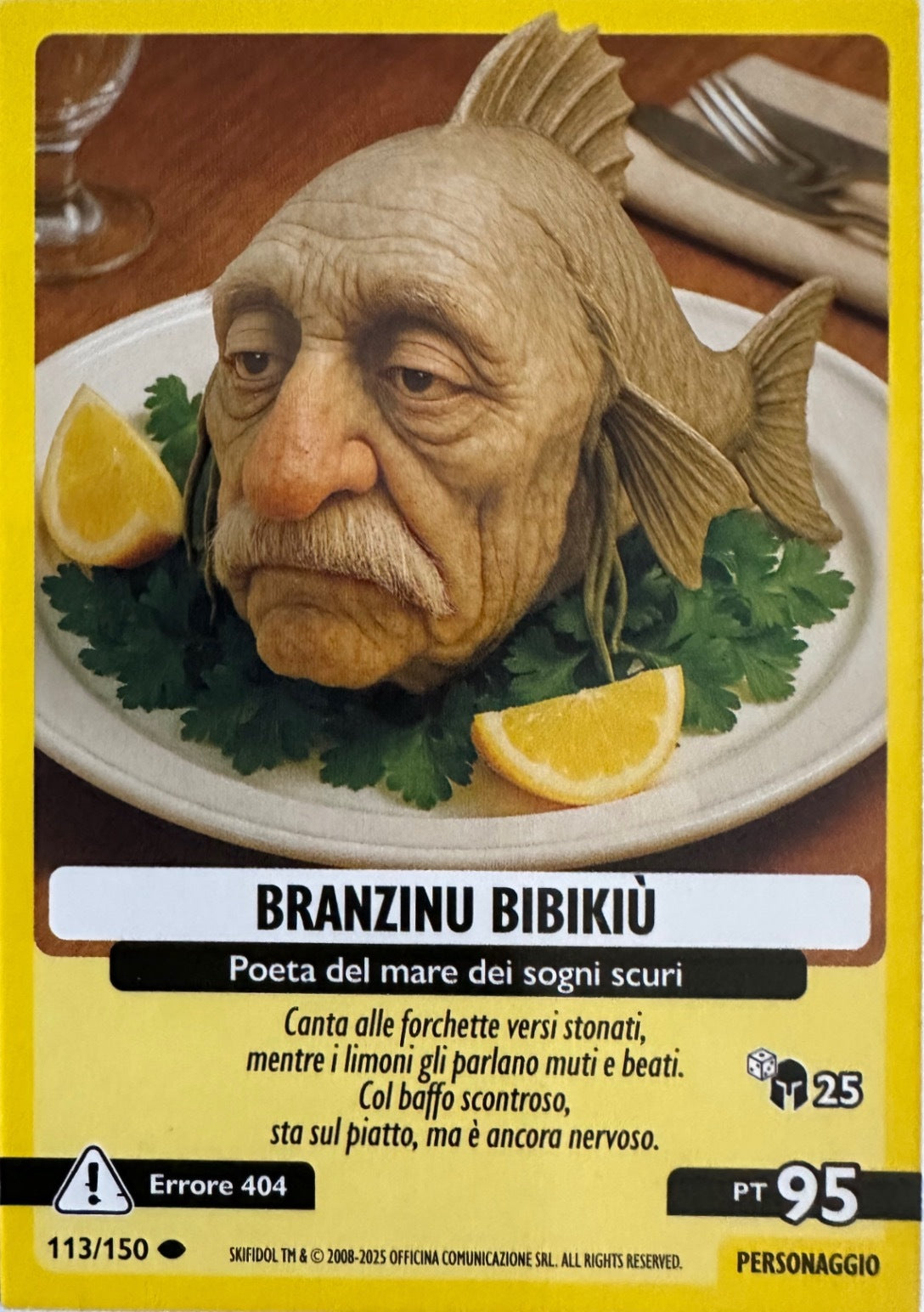 Skifidol Italian Brainrot Allucinazione Cosmica mancolista - Scegli Card da 101 a 150