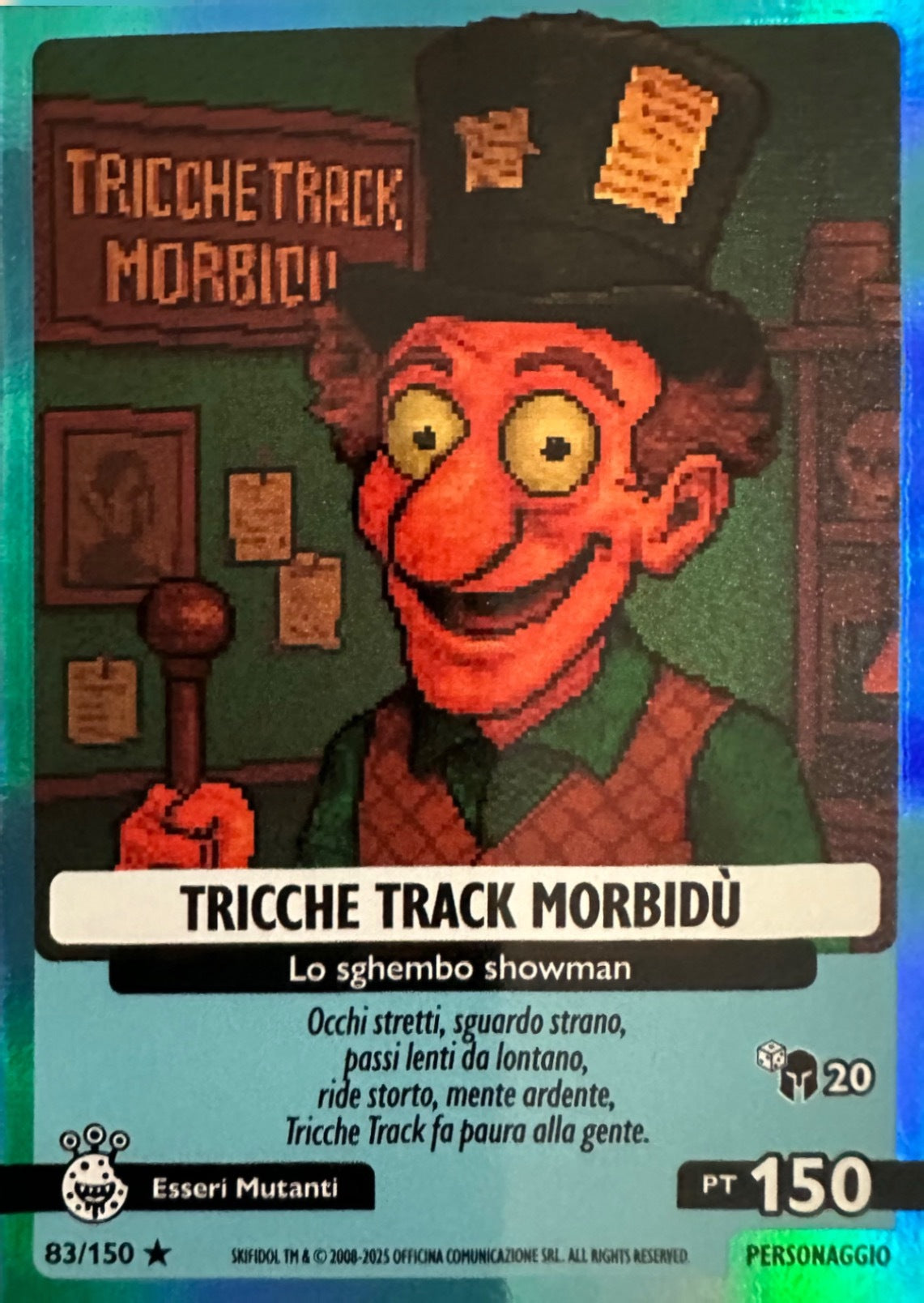 Skifidol Italian Brainrot Allucinazione Cosmica mancolista - Scegli Card da 1 a 100
