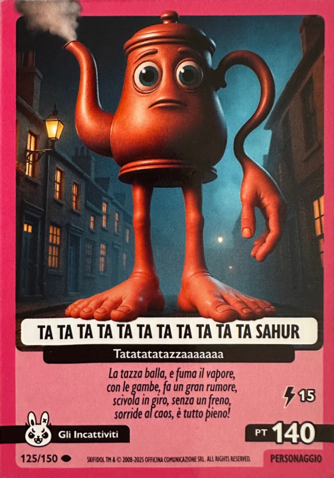 Skifidol Italian Brainrot Allucinazione Cosmica mancolista - Scegli Card da 101 a 150
