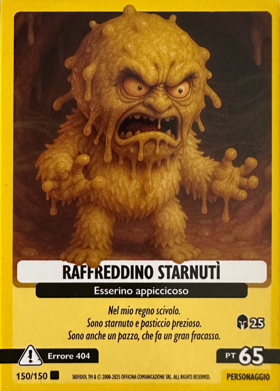 Skifidol Italian Brainrot Allucinazione Cosmica mancolista - Scegli Card da 101 a 150