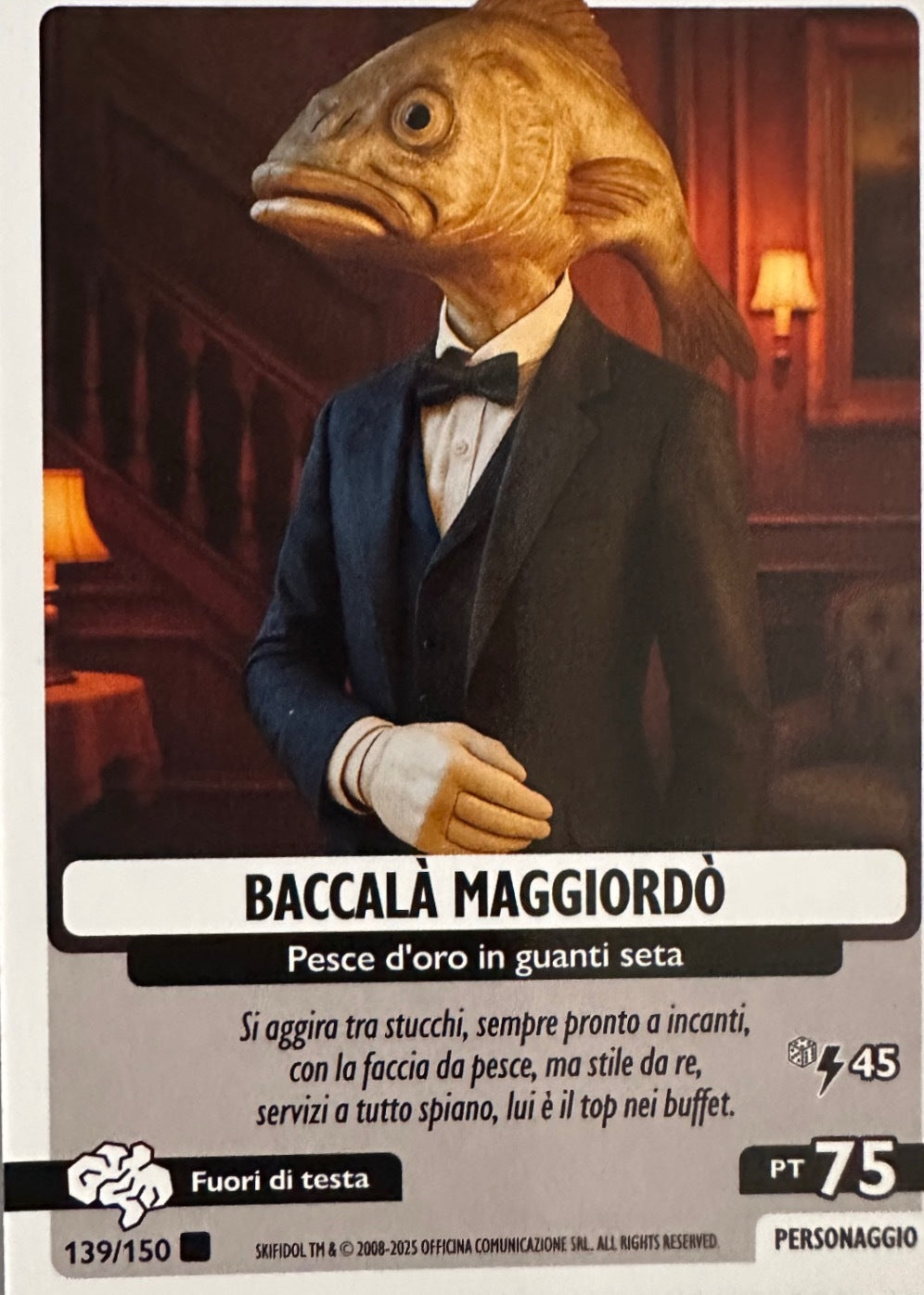 Skifidol Italian Brainrot Allucinazione Cosmica mancolista - Scegli Card da 101 a 150