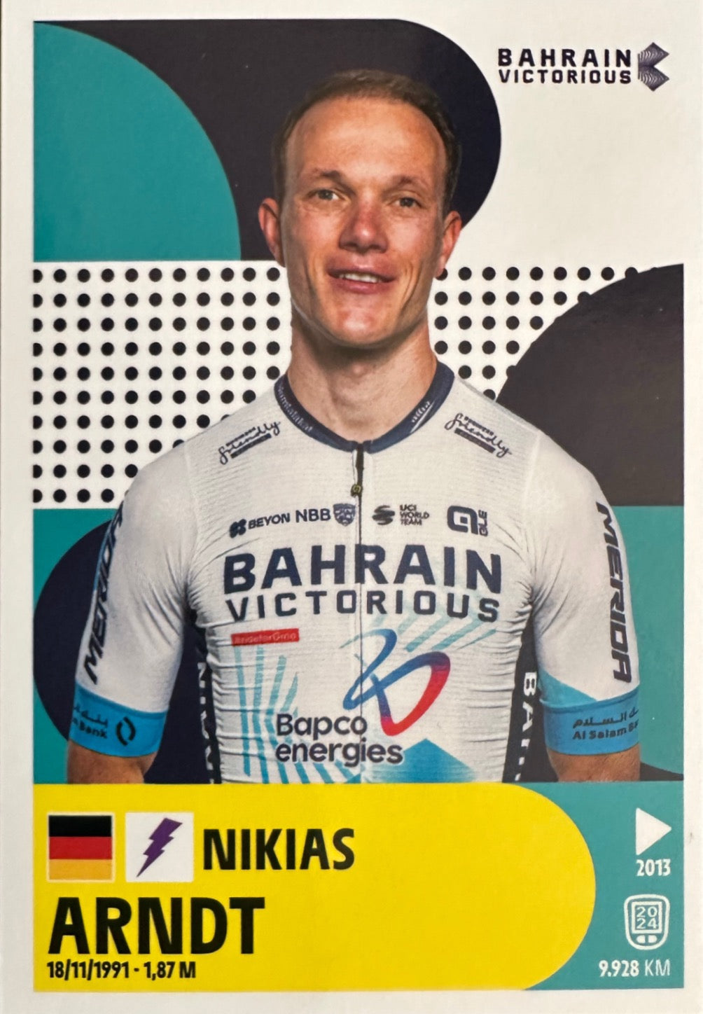 Tour de France 2025 Panini mancolista - Scegli figurina da 1 a 100