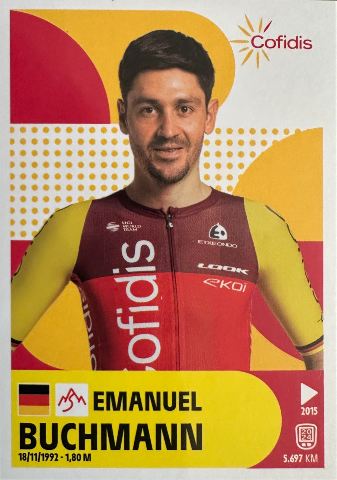 Tour de France 2025 Panini mancolista - Scegli figurina da 1 a 100