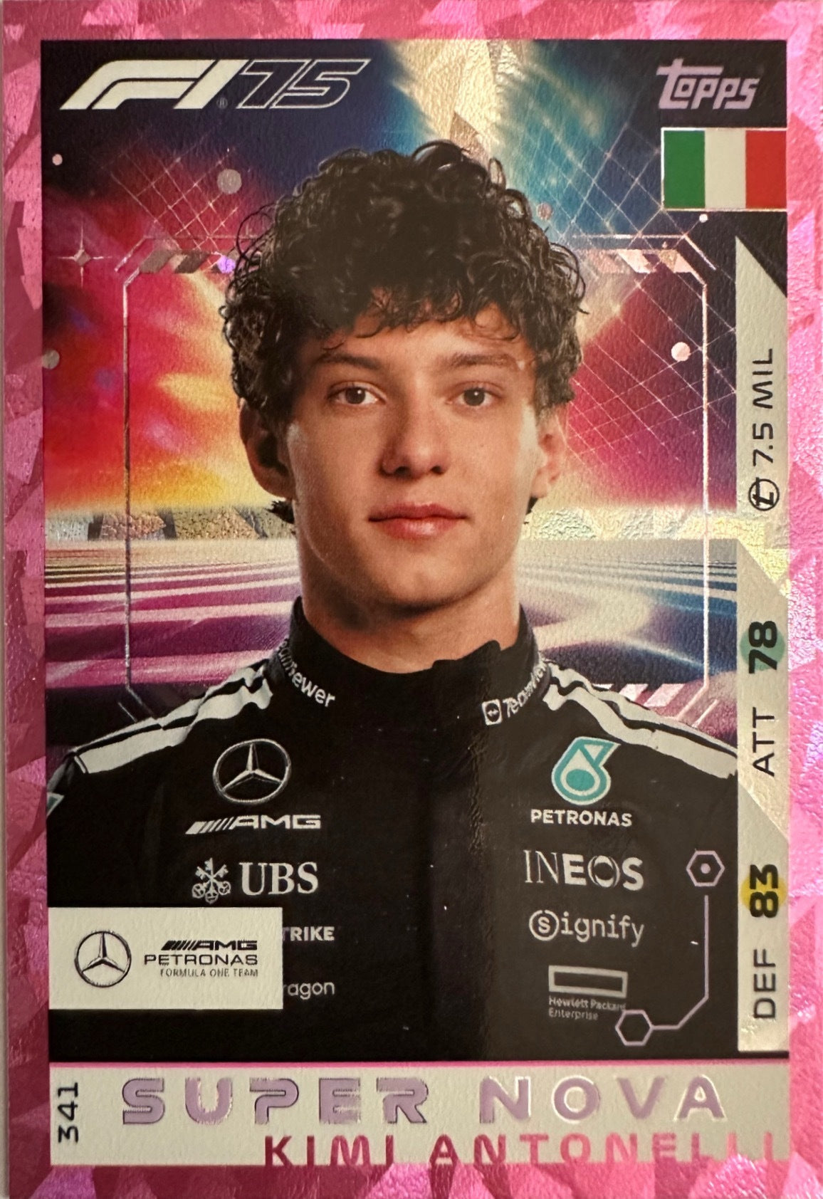 Turbo Attax 2025 Topps mancolista - Scegli Card Pink Parallel