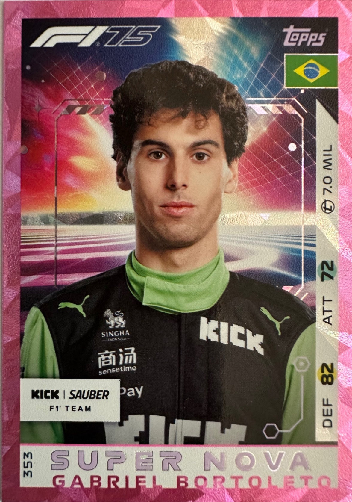 Turbo Attax 2025 Topps mancolista - Scegli Card Pink Parallel