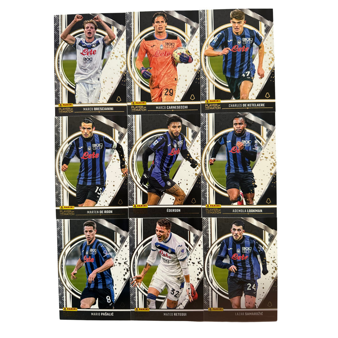Player of the Match 2024/25 Panini - Scegli squadra completa Juventus Inter Milan Napoli