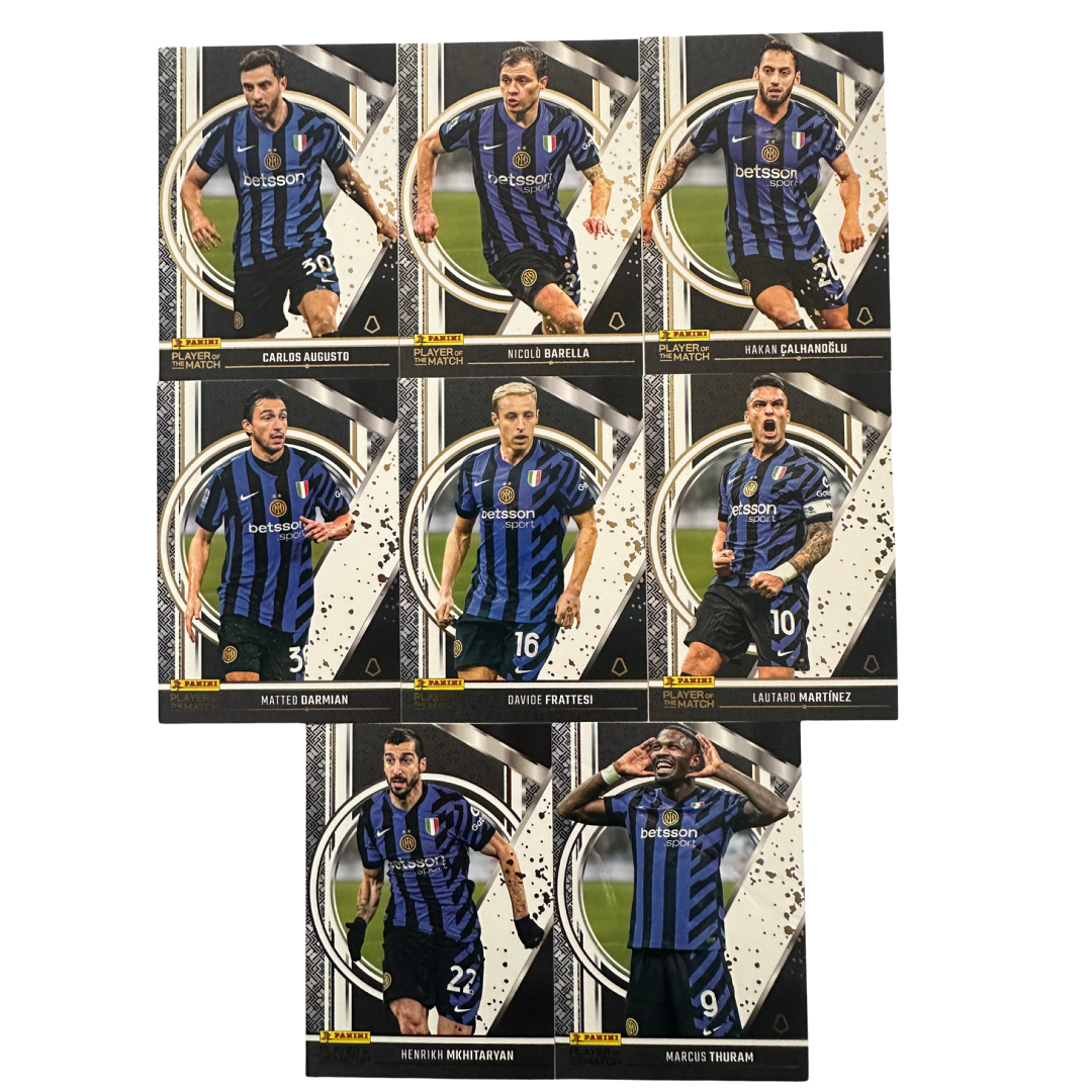 Player of the Match 2024/25 Panini - Scegli squadra completa Juventus Inter Milan Napoli