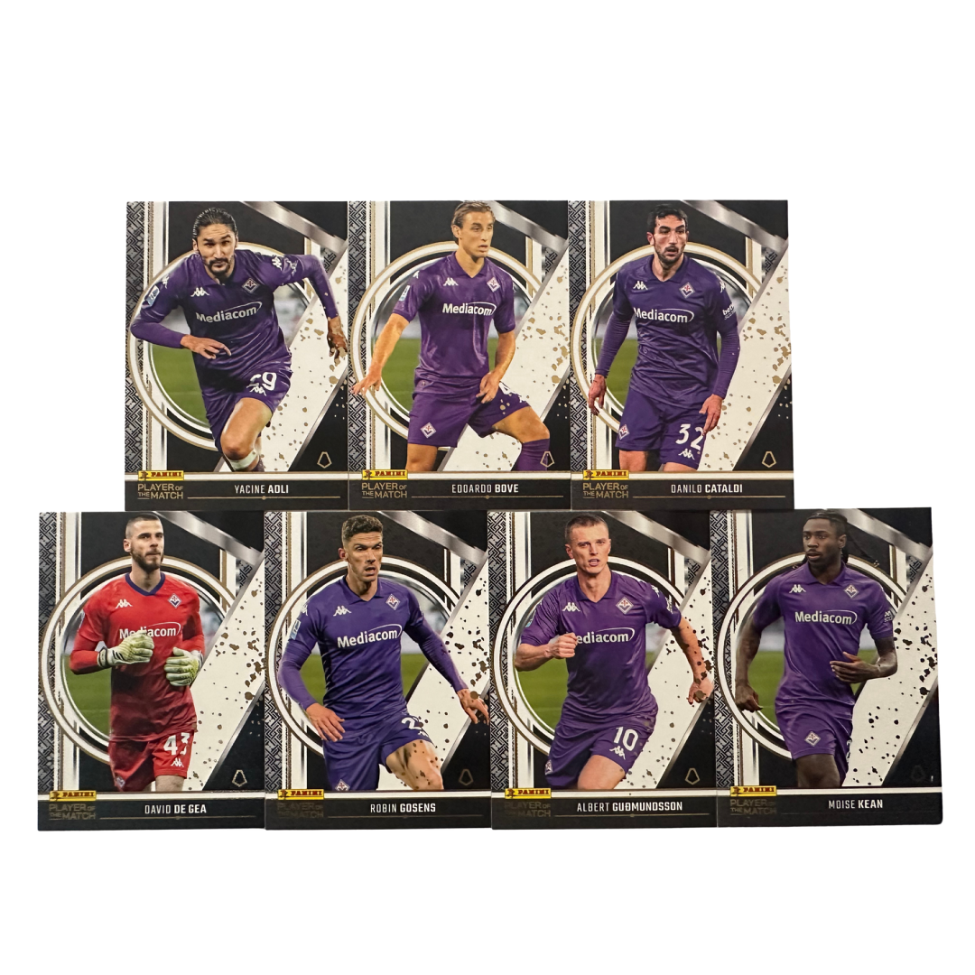 Player of the Match 2024/25 Panini - Scegli squadra completa Juventus Inter Milan Napoli