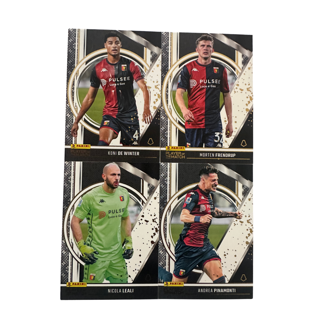 Player of the Match 2024/25 Panini - Scegli squadra completa Juventus Inter Milan Napoli