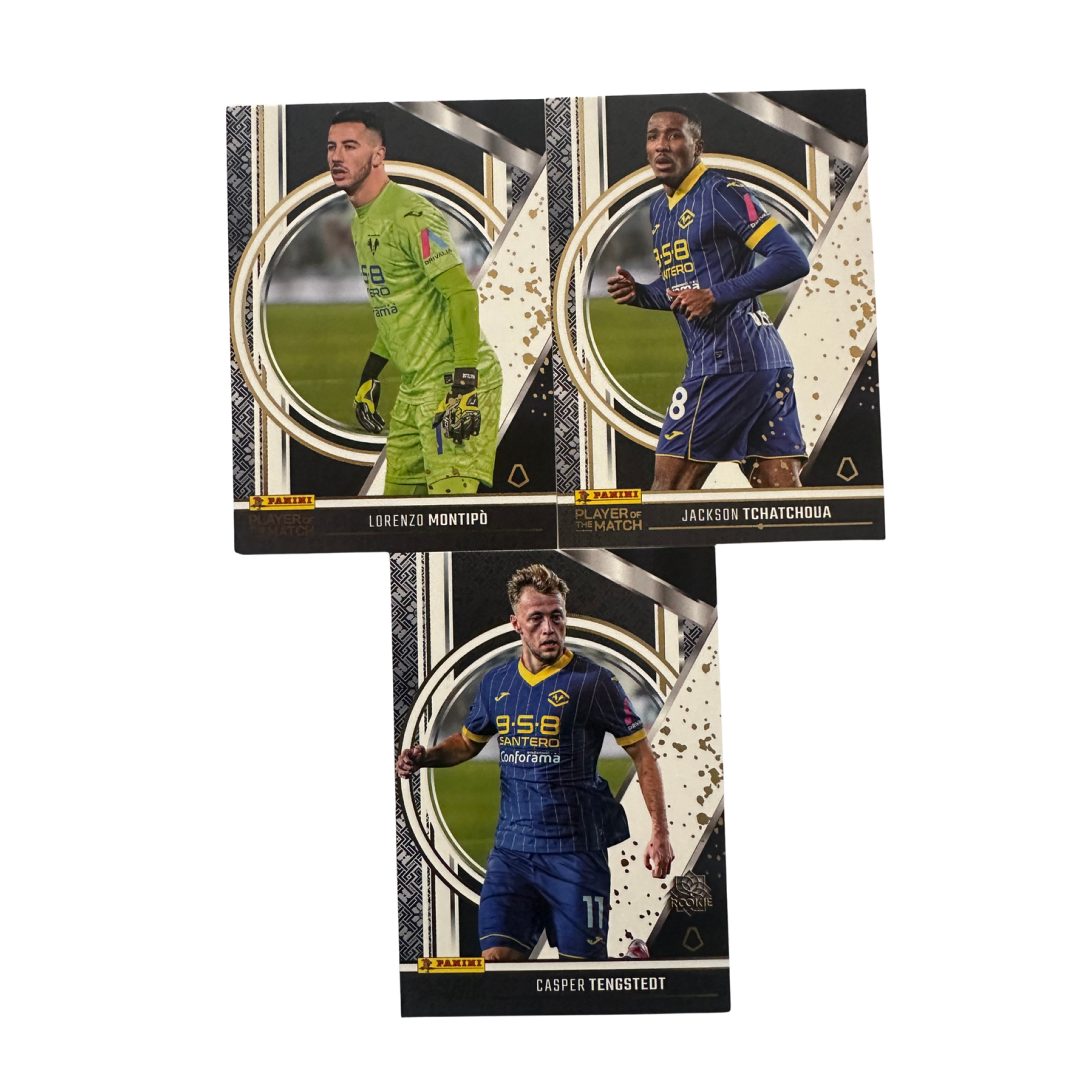 Player of the Match 2024/25 Panini - Scegli squadra completa Juventus Inter Milan Napoli