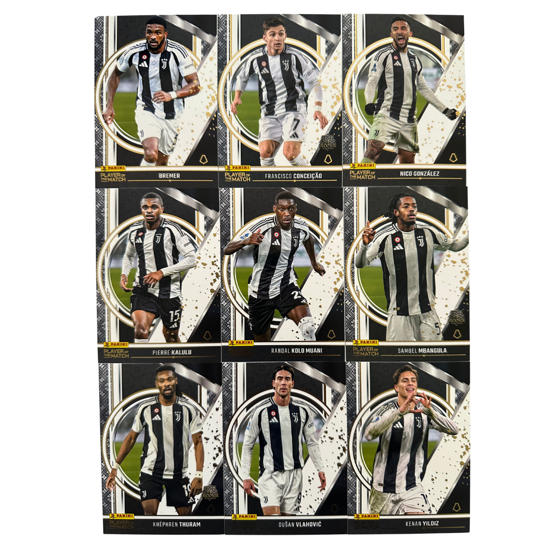 Player of the Match 2024/25 Panini - Scegli squadra completa Juventus Inter Milan Napoli