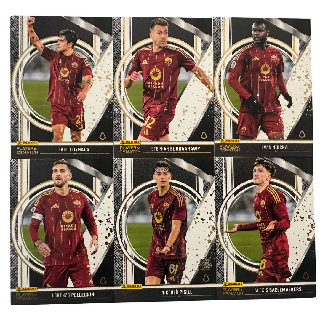Player of the Match 2024/25 Panini - Scegli squadra completa Juventus Inter Milan Napoli