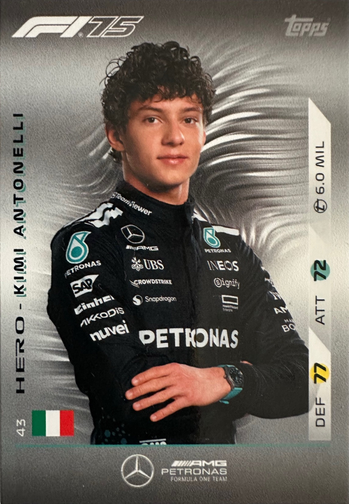 Turbo Attax 2025 Topps mancolista - Scegli Card da 1 a 100