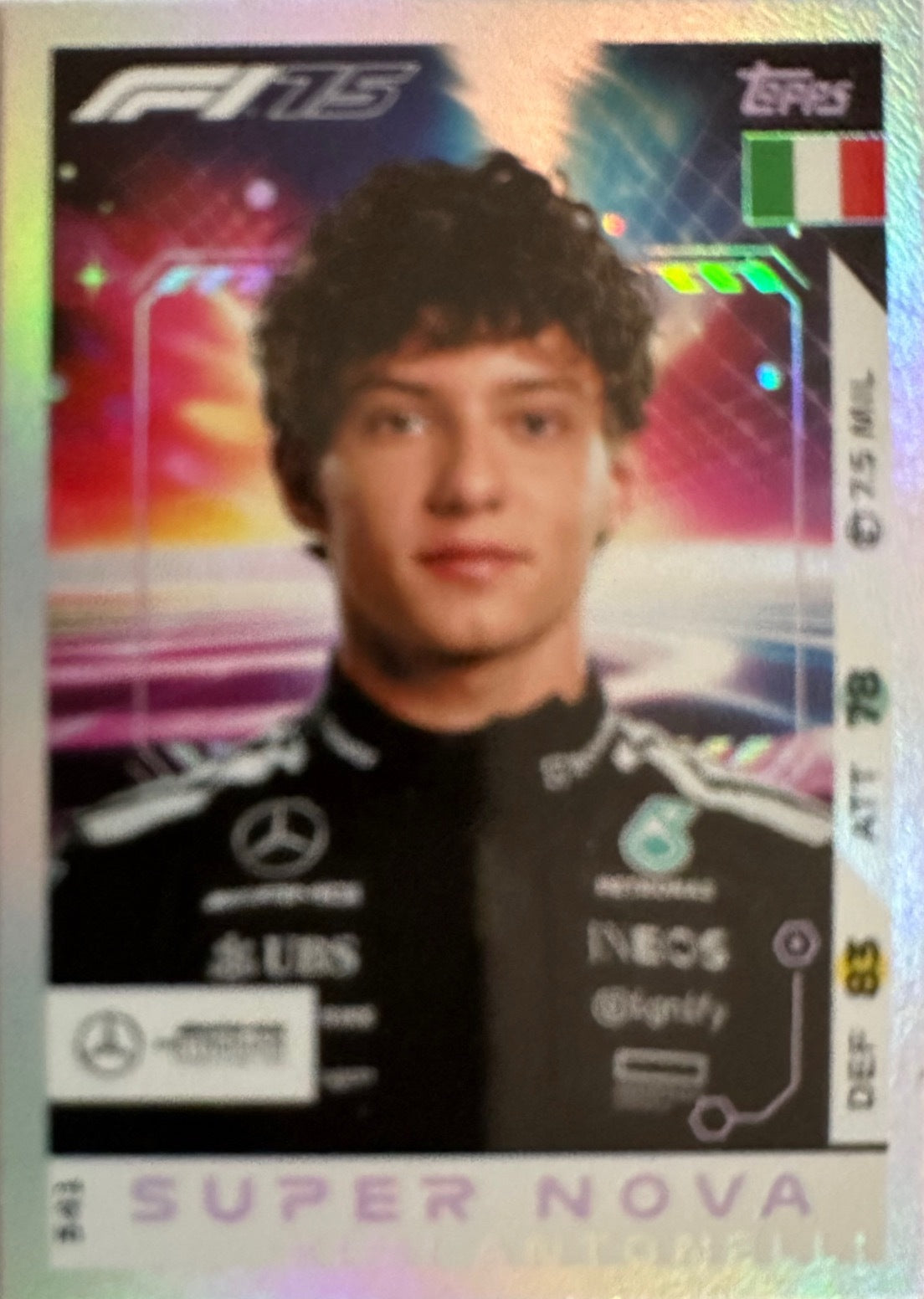 Turbo Attax 2025 Topps mancolista - Scegli Card da 301 a 356