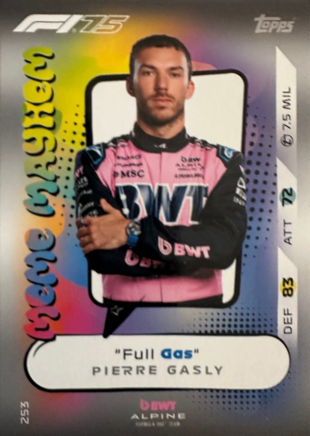 Turbo Attax 2025 Topps mancolista - Scegli Card da 201 a 300