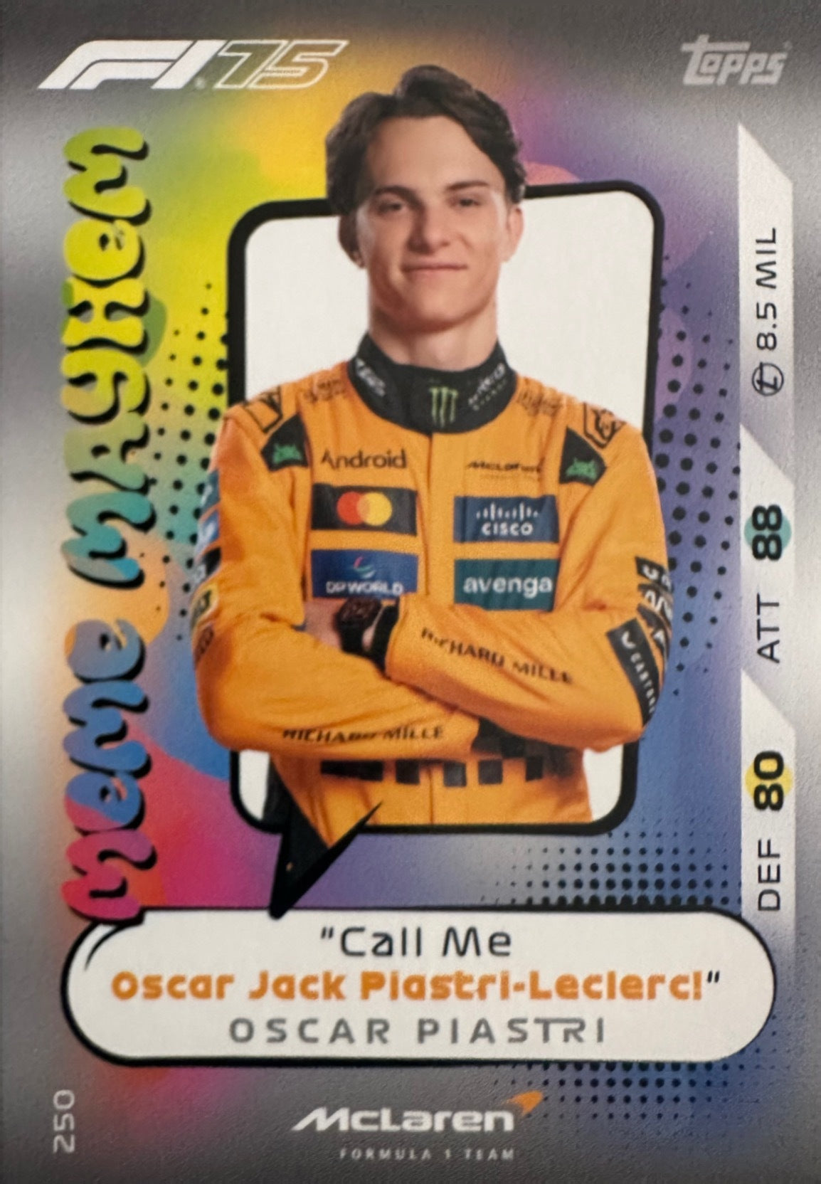 Turbo Attax 2025 Topps mancolista - Scegli Card da 201 a 300