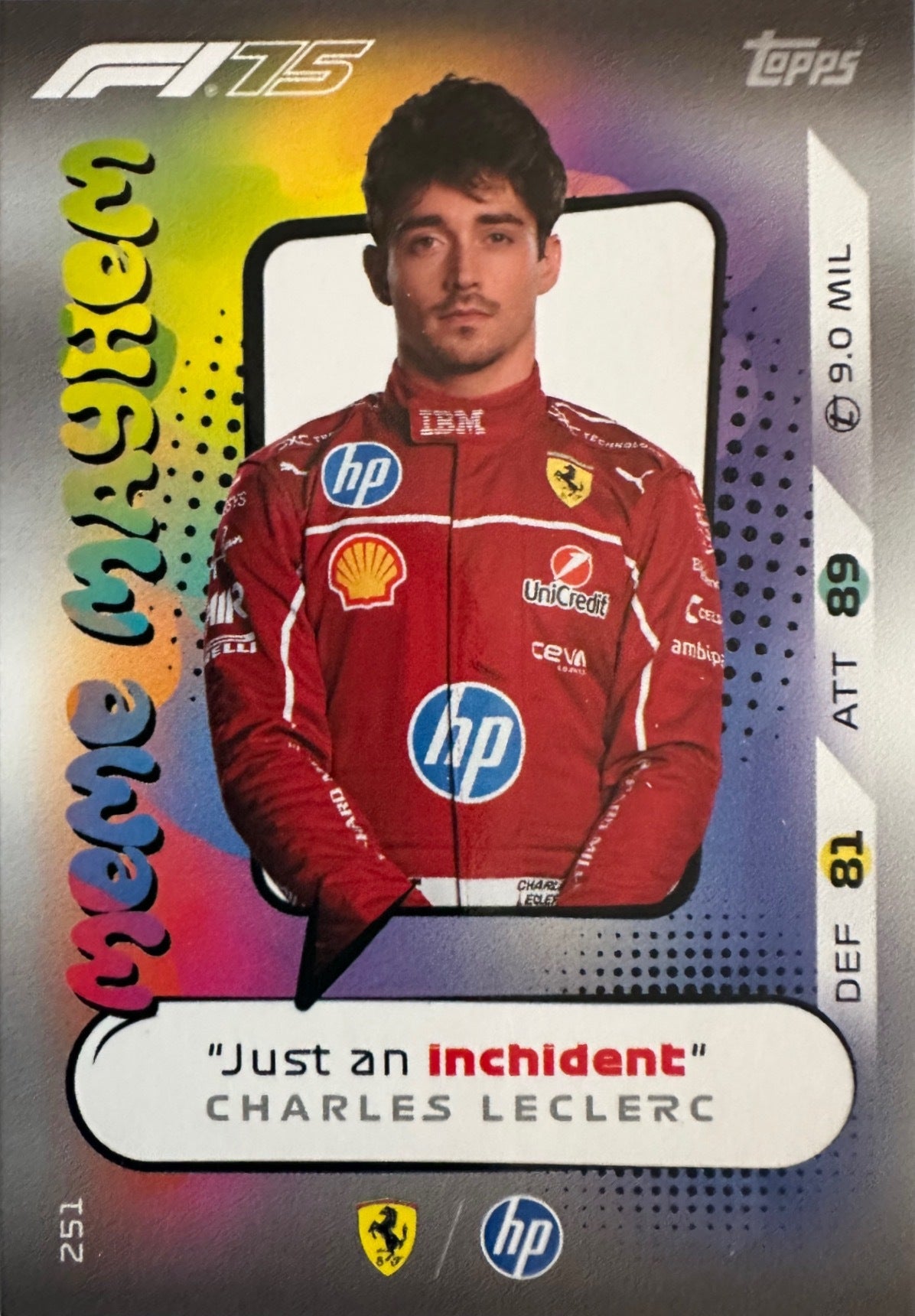 Turbo Attax 2025 Topps mancolista - Scegli Card da 201 a 300